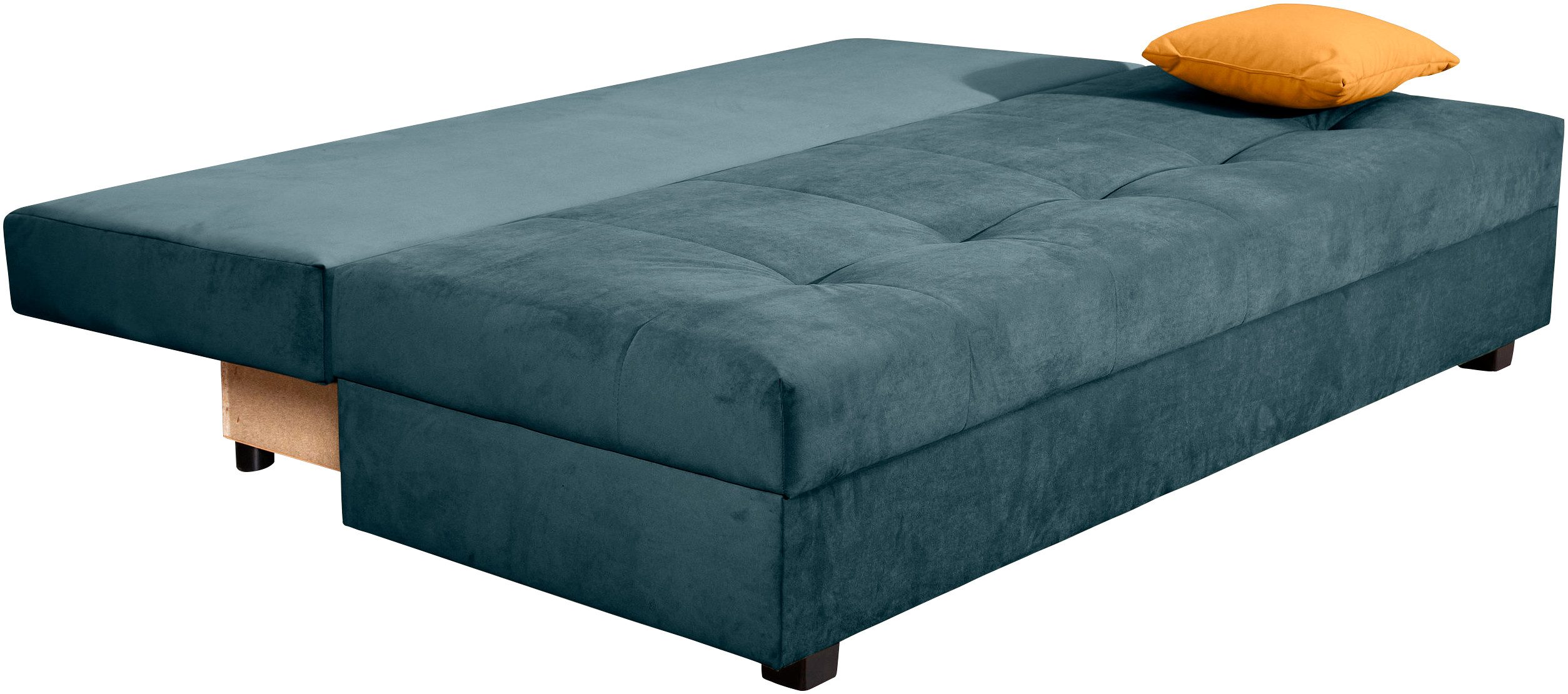 COLLECTION AB Slaapbank DARIA inclusief slaapfunctie en bedlade Slaapbank, bedfunctie, bedlade, inclusief rugkussens, veerkern