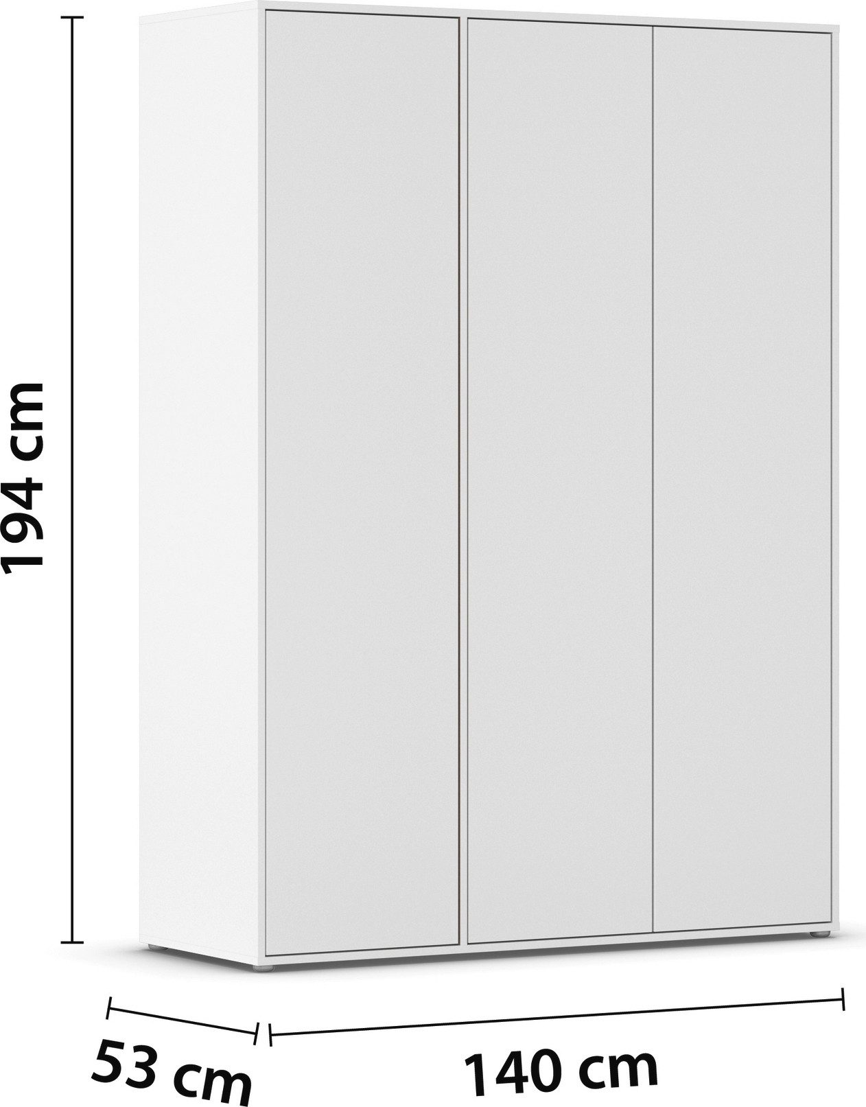 rauch Draaideurkast Kledingkast Kast Garderobe Wasmand NABILA veel Opbergruimte in 2 breedtes met push-to-open functie bestseller made in germany