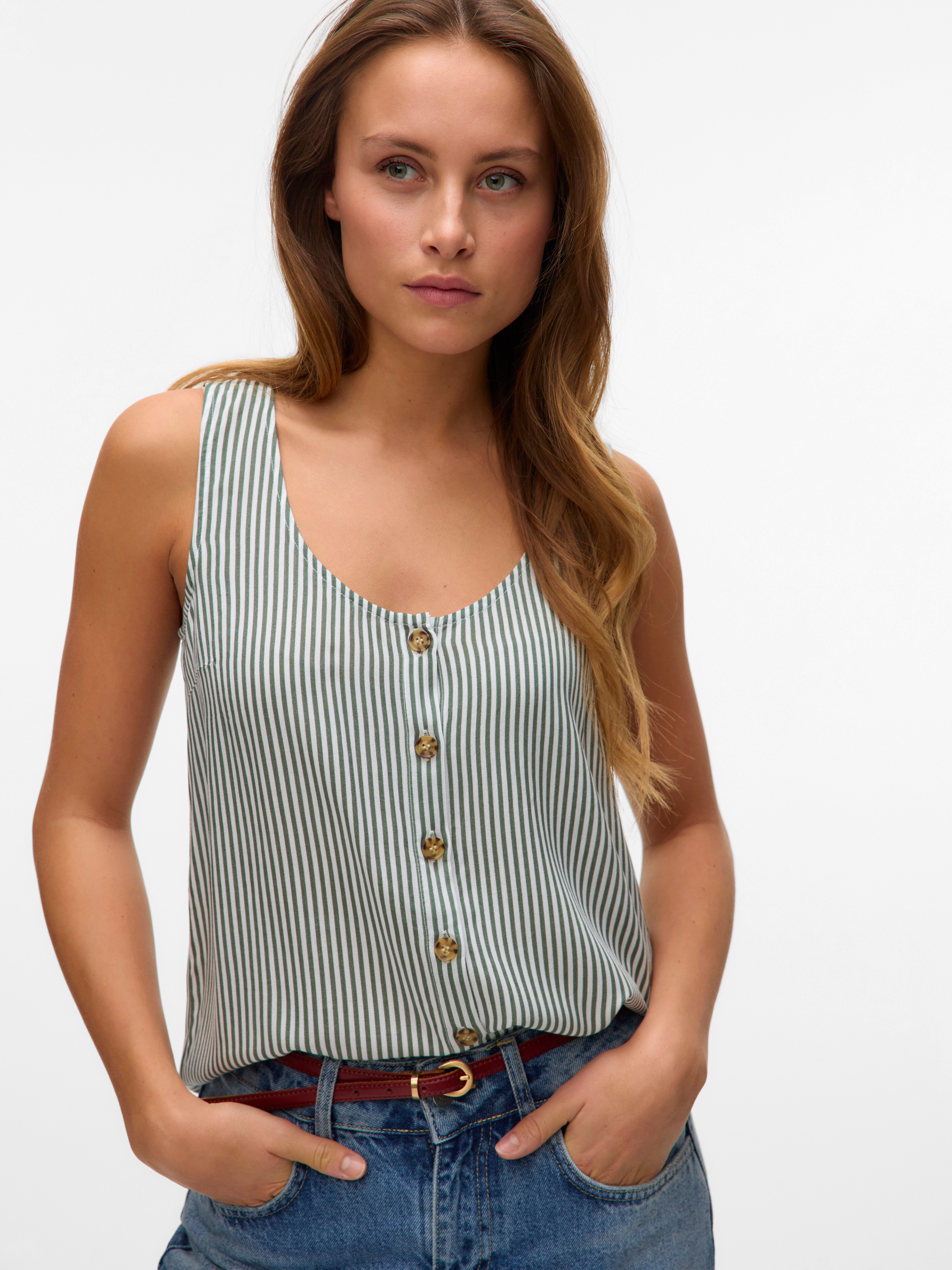 Vero Moda Top VMBUMPY SL SHIRT WVN GA NOOS