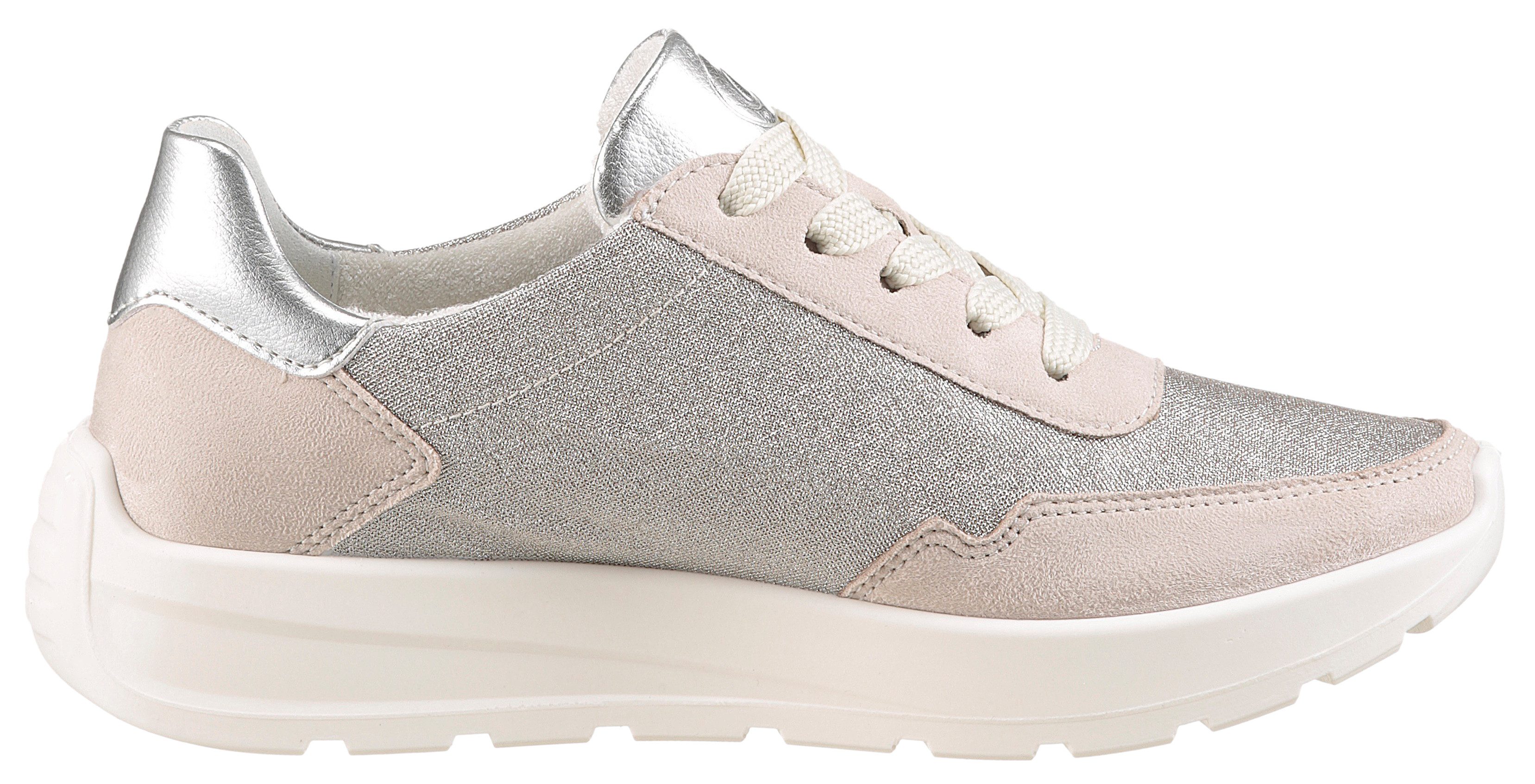 Ara Sneakers met sleehak New York , wig sneaker, veterschoen in comfortwijdte h (= zeer breed)