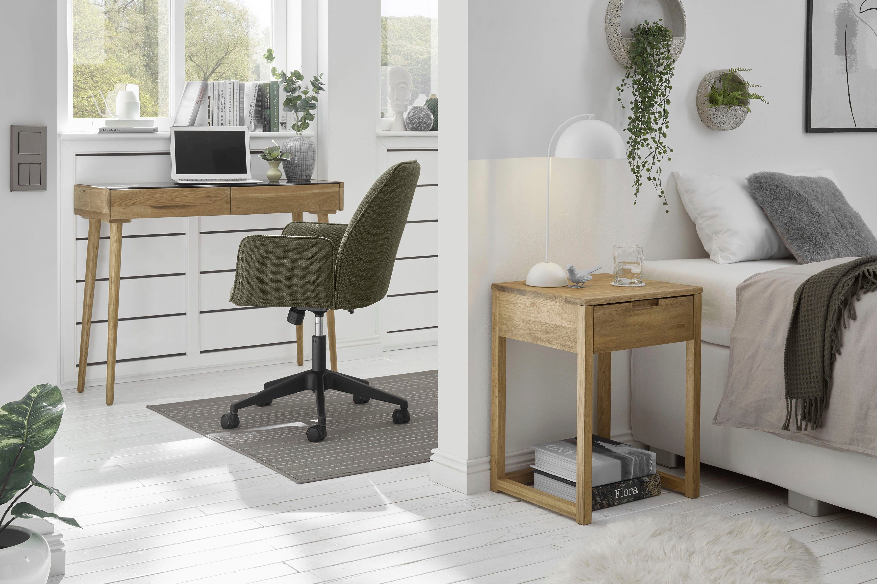 MCA furniture Bureaustoel O-Pemba Geweven stof, bureaustoel met traploos instelbare comfortabele zithoogte
