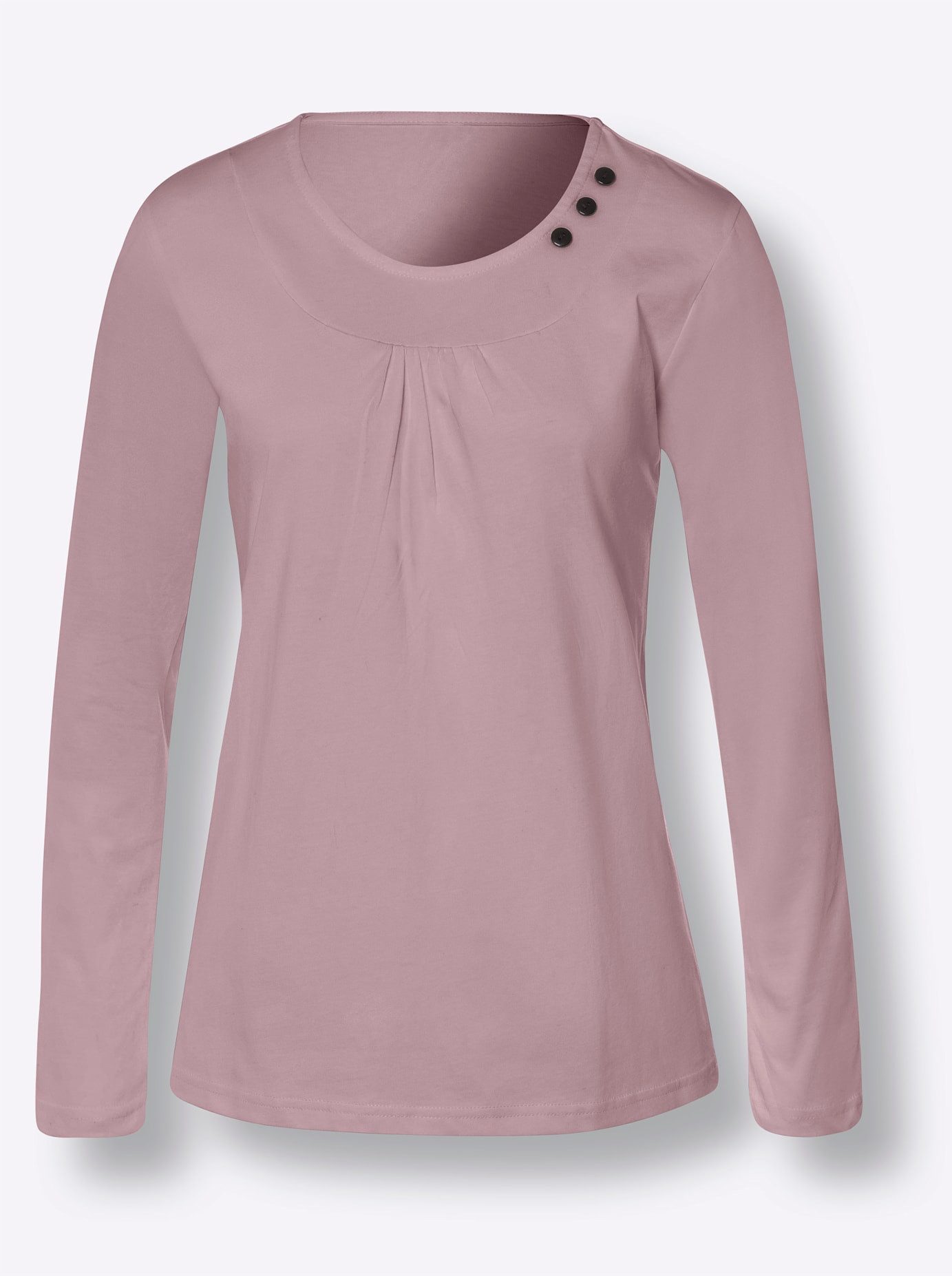 Classic Basics Shirt met ronde hals (1-delig)