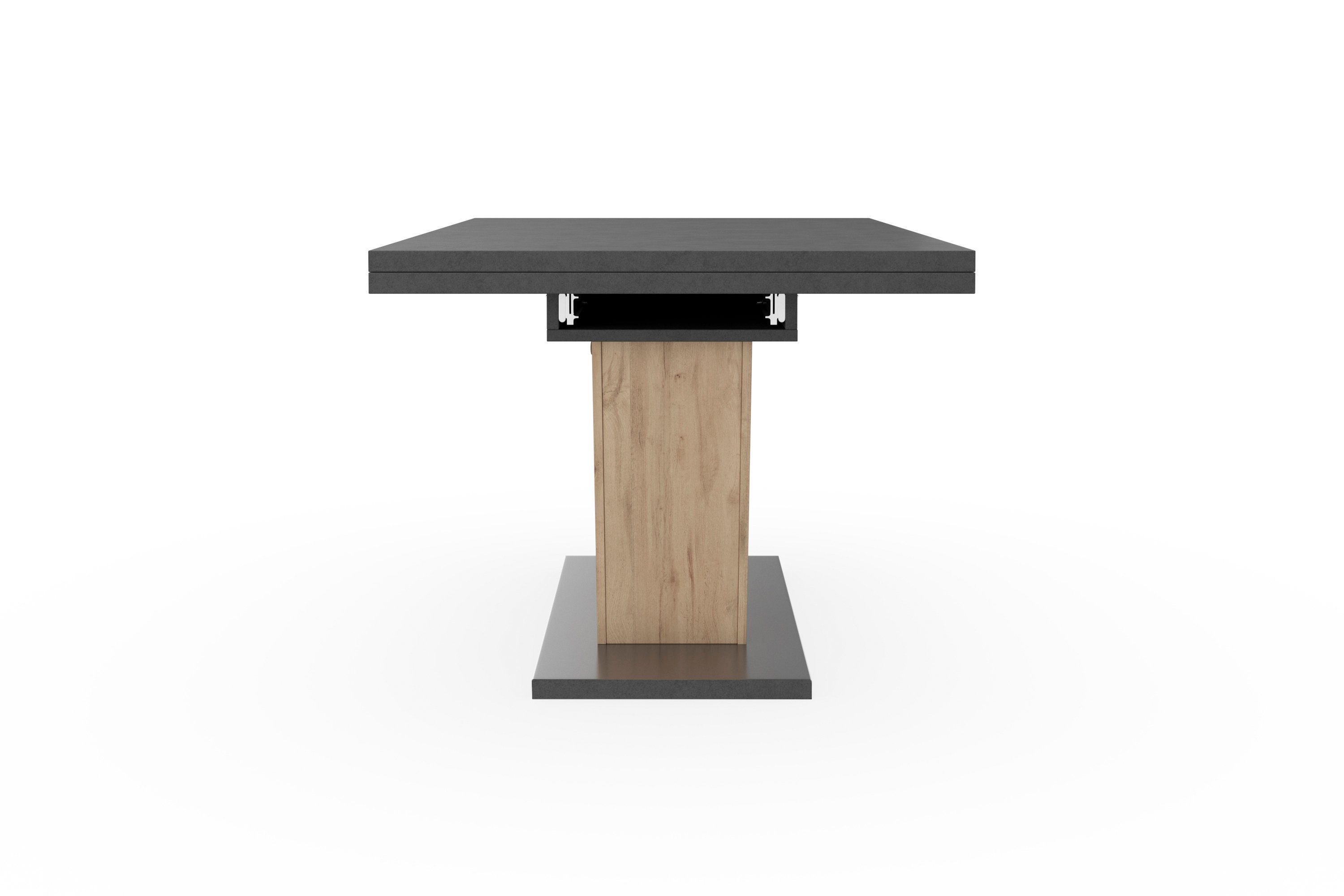 Mäusbacher Eettafel Comfort tafel TOPSELLER! Mäusbacher eettafel met V-frame en voetplaat. Breedte 180-280