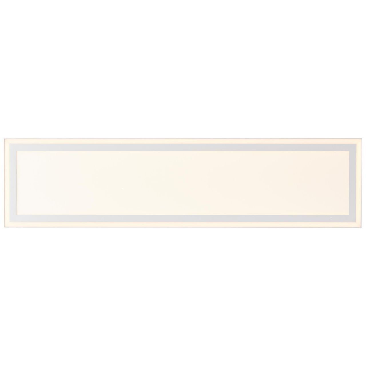 Brilliant Leuchten Ledscherm Laurice Led plafondlamp 100x25cm wit (1 stuk)