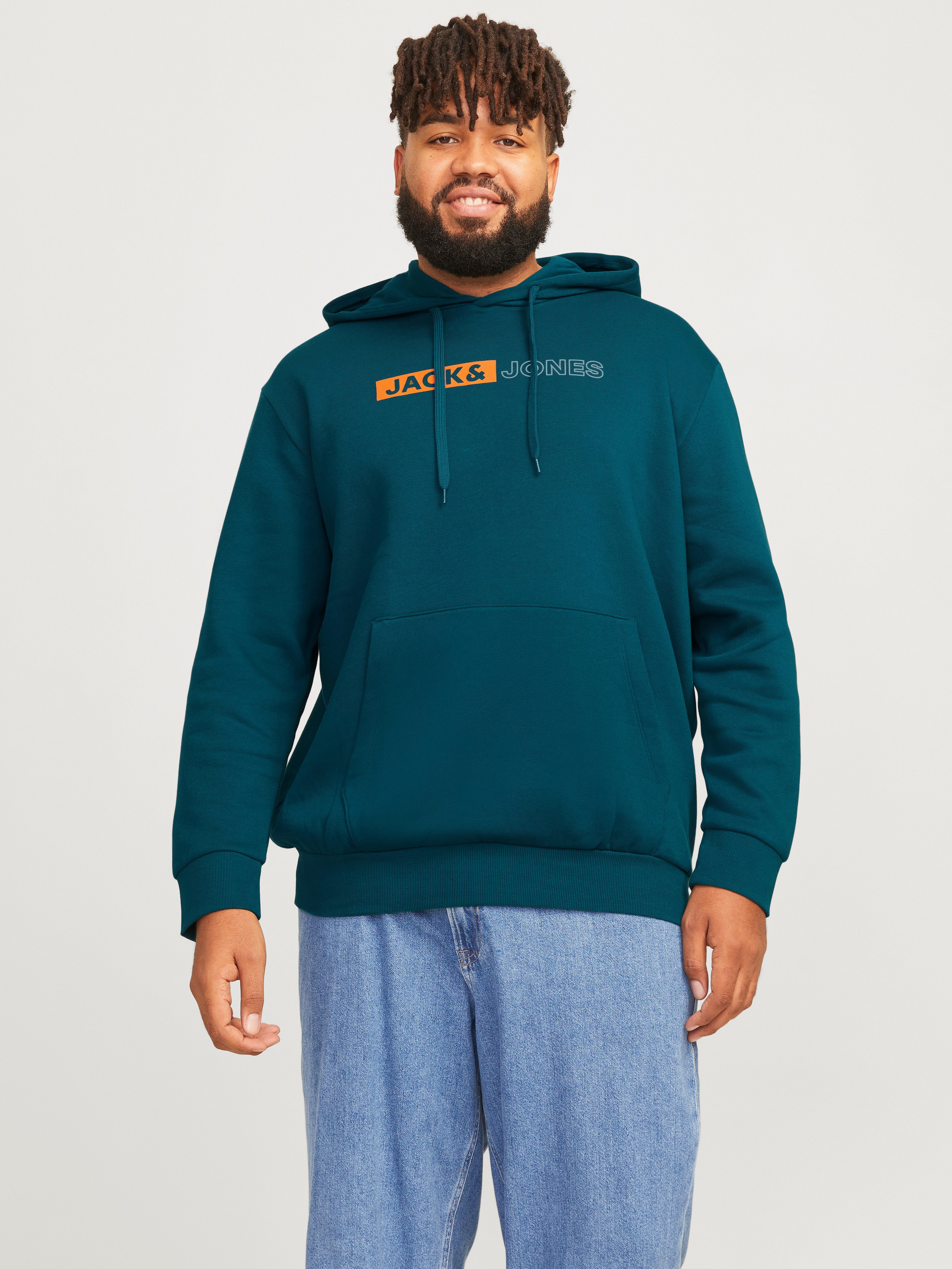 Jack & Jones PlusSize Hoodie JJECORP LOGO SWEAT HOOD PLAY NOOS PLS