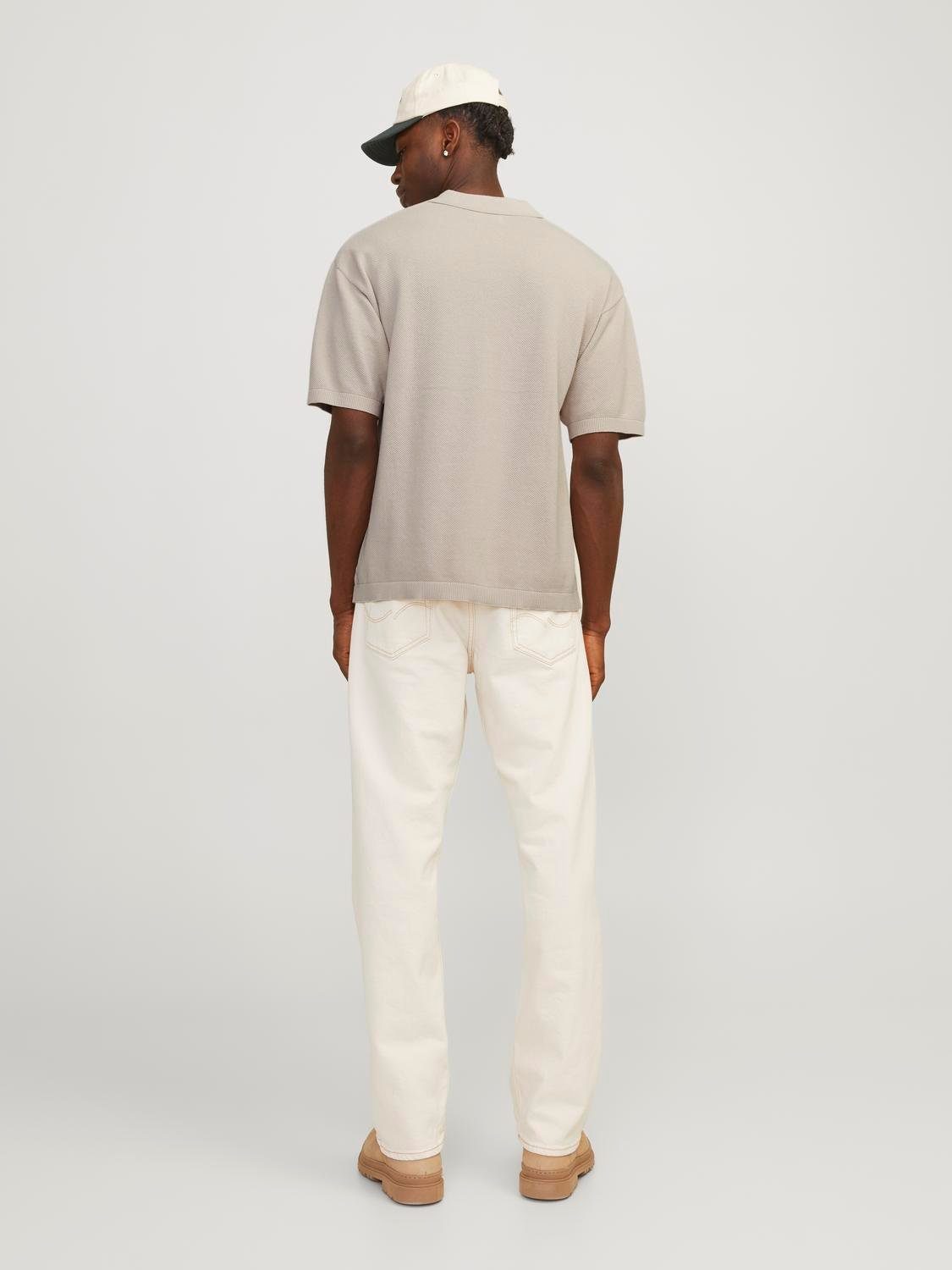 Jack & Jones Poloshirt JORLINEN BLEND KNIT SS POLO SN