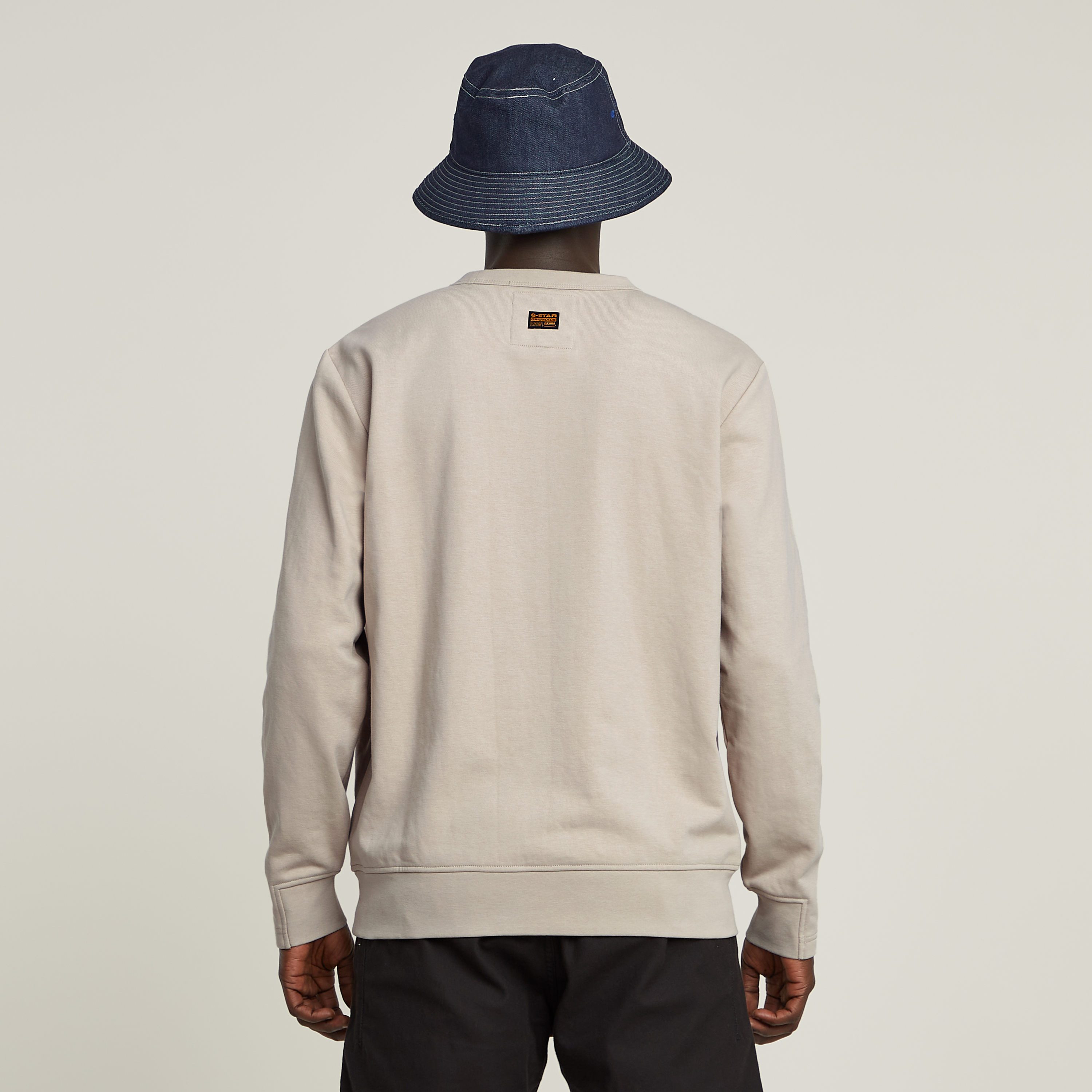 G-Star RAW Sweatshirt Nifous met halve mouwboorden