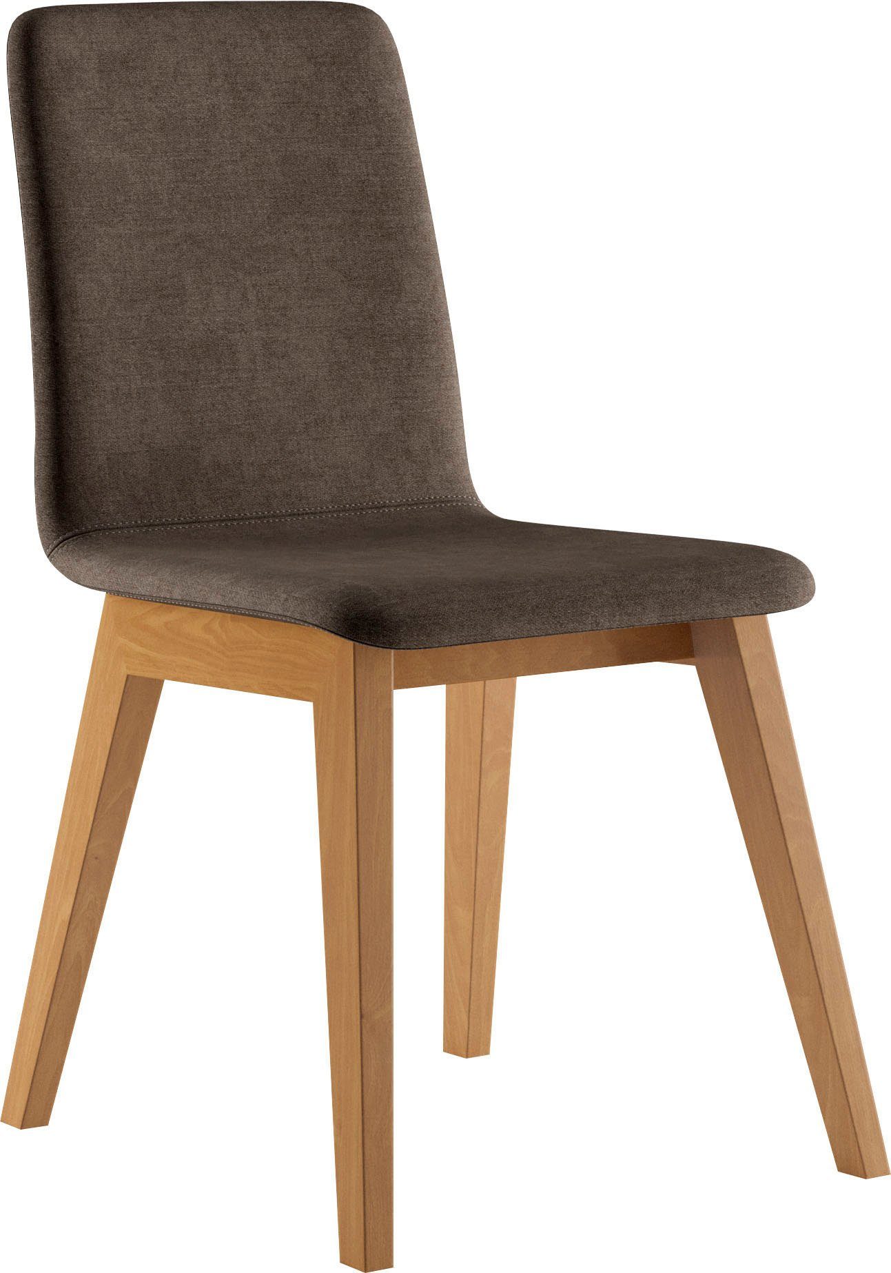 INOSIGN Stoel Sandy met verschillende stoelpootkleuren en kleurvarianten, zithoogte 47 cm (2 stuks)