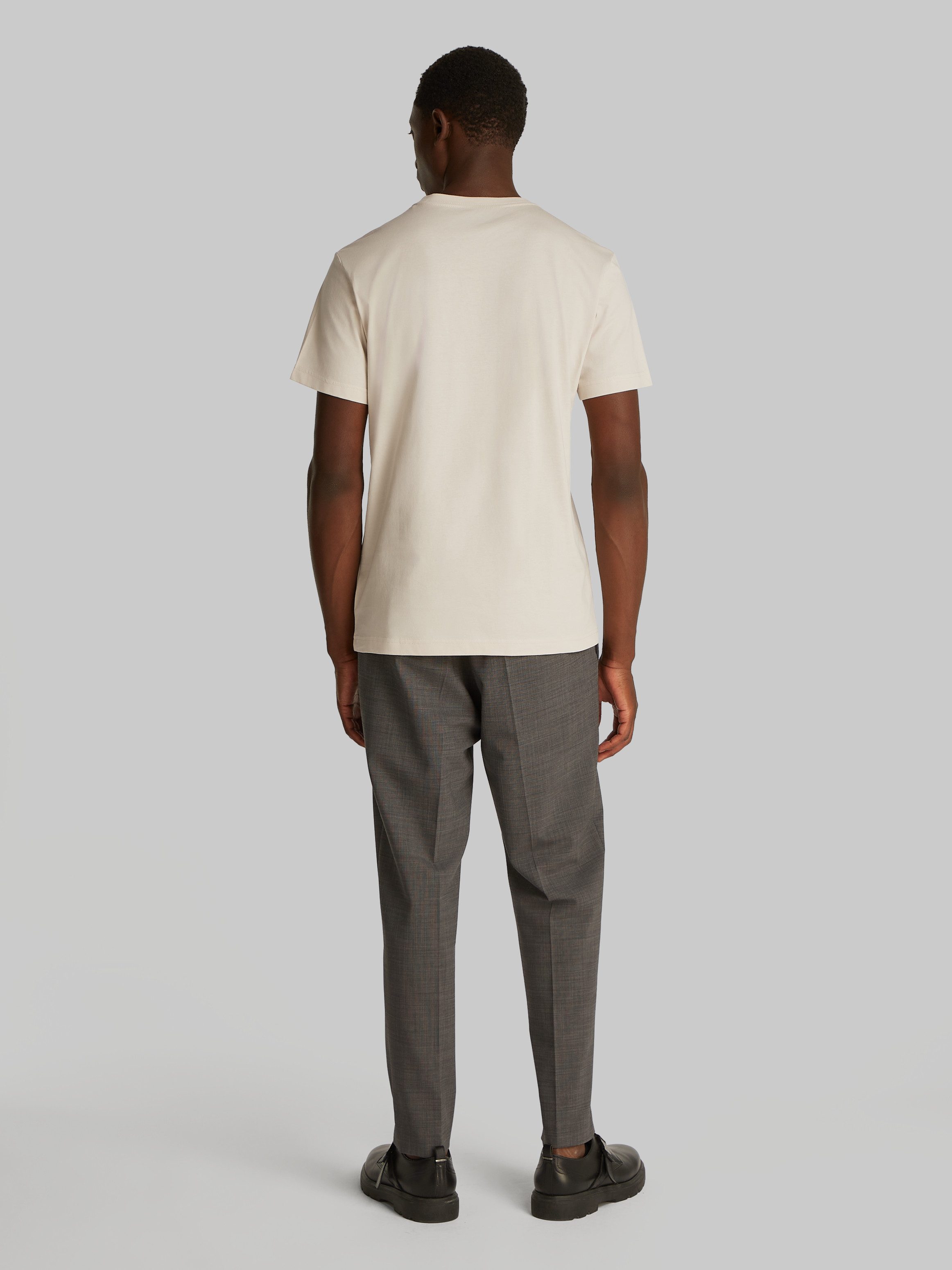 Calvin Klein Shirt met ronde hals SMALL CK BOX TEE