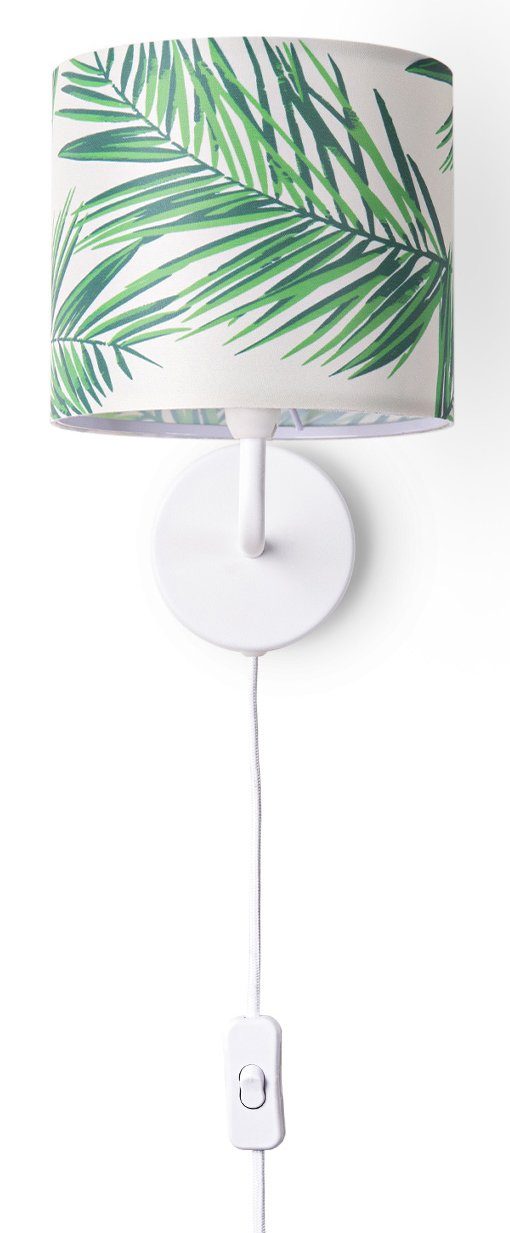 Paco Home Wandlamp Ostende 537 Kinderkamer woonkamer modern kantoor lamp lampenkap palm