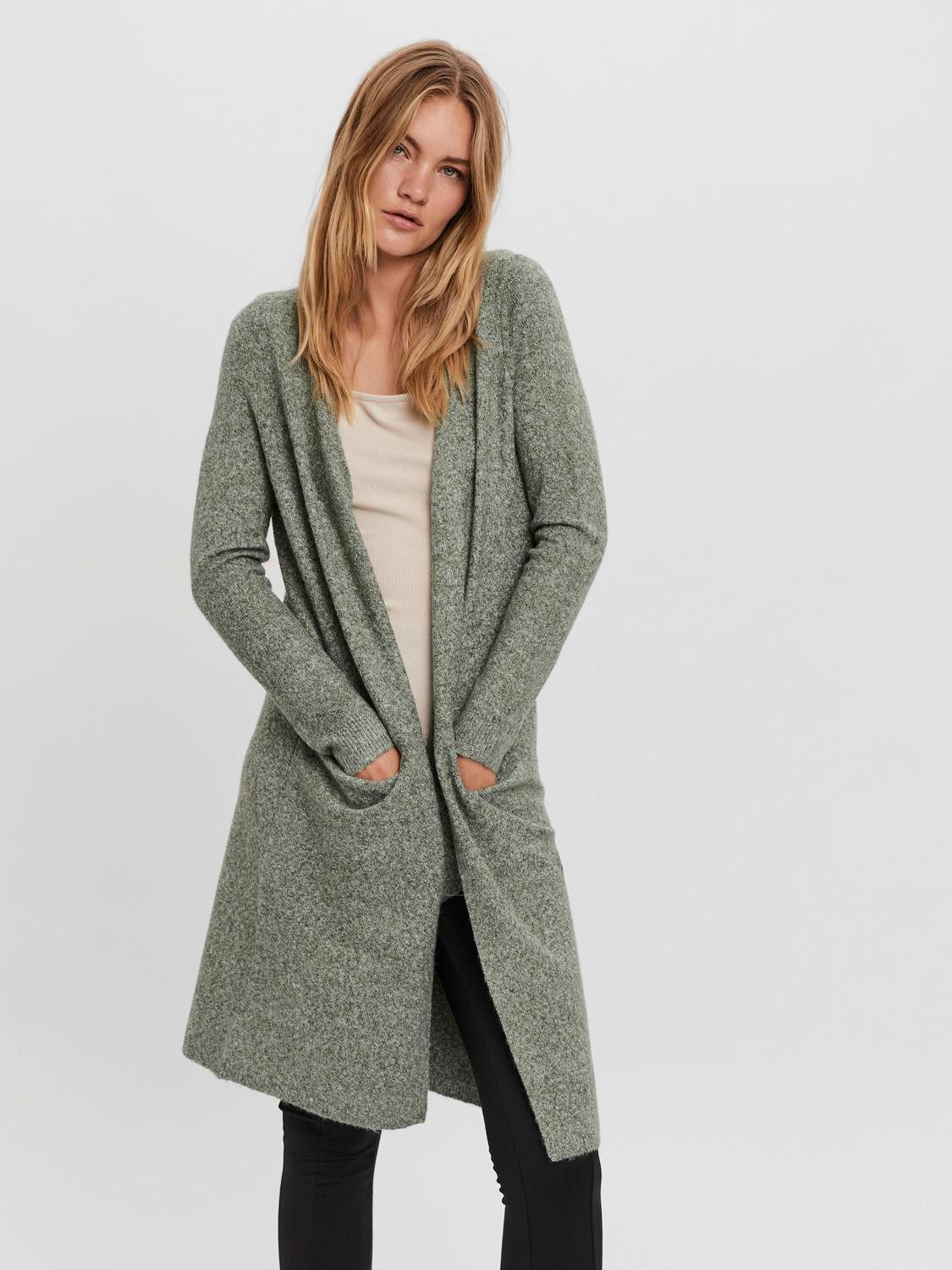 Vero Moda Vest VMDOFFY LS LONG OPEN CARDIGAN GA NOOS