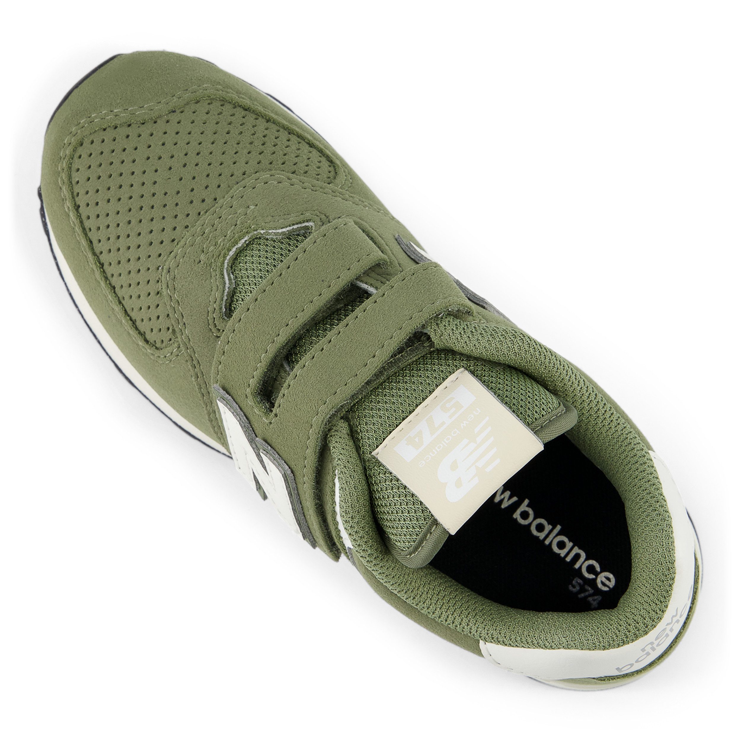 New Balance Sneakers U574 "Evergreen" met klittenbandsluiting