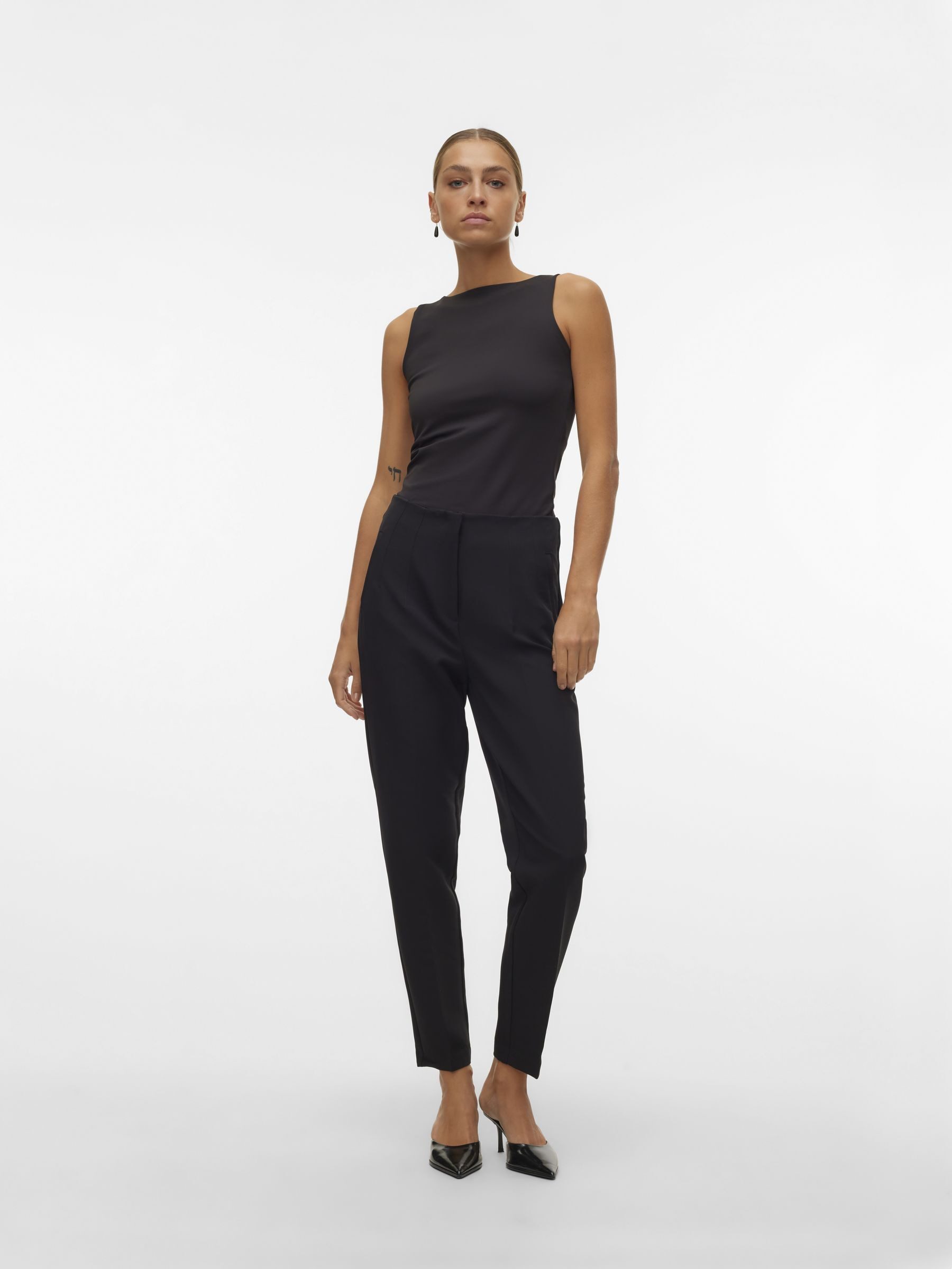 Vero Moda Pantalon VMLINA HW TAPERED PANT NOOS