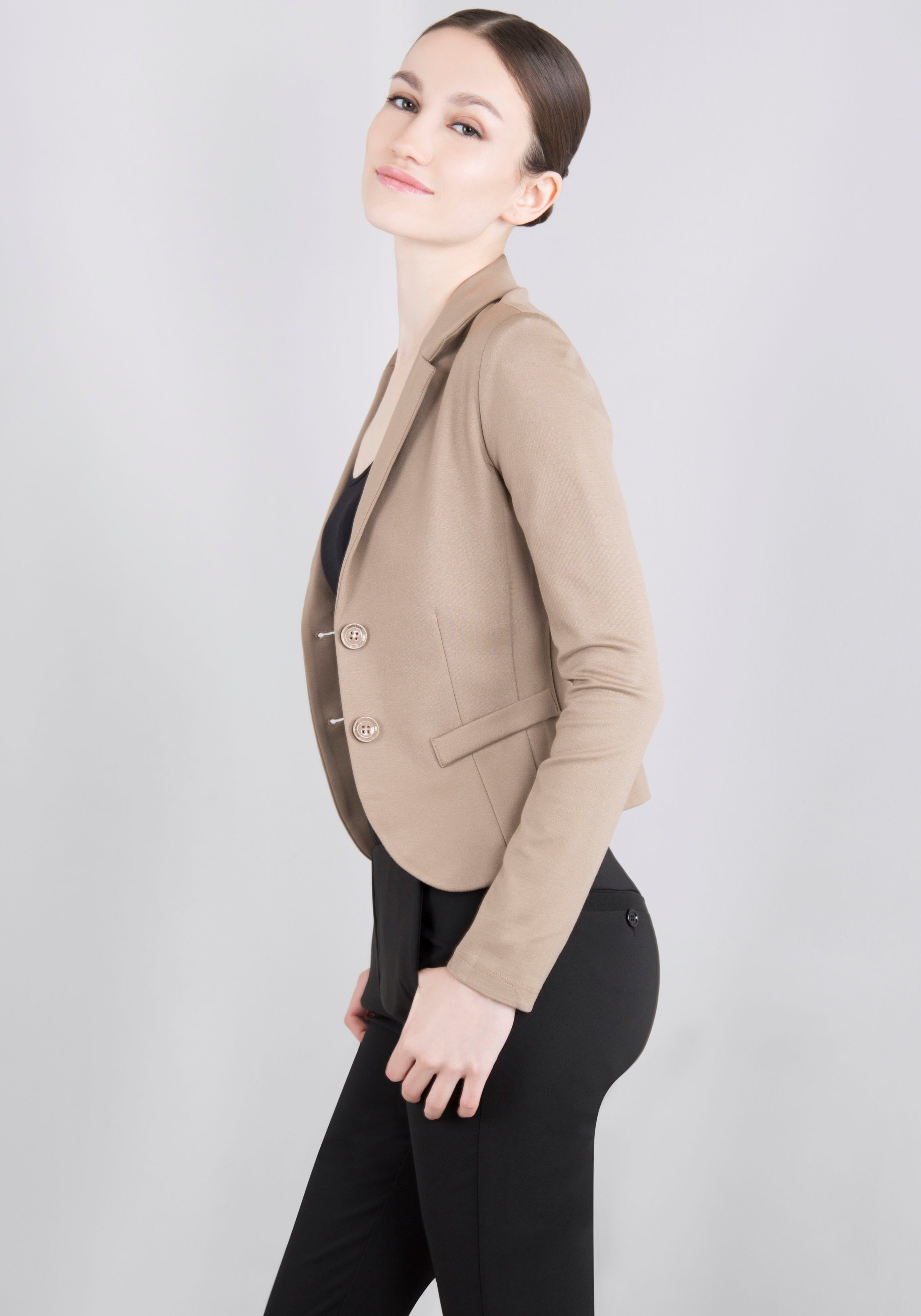 IMPERIAL Korte blazer met stretch