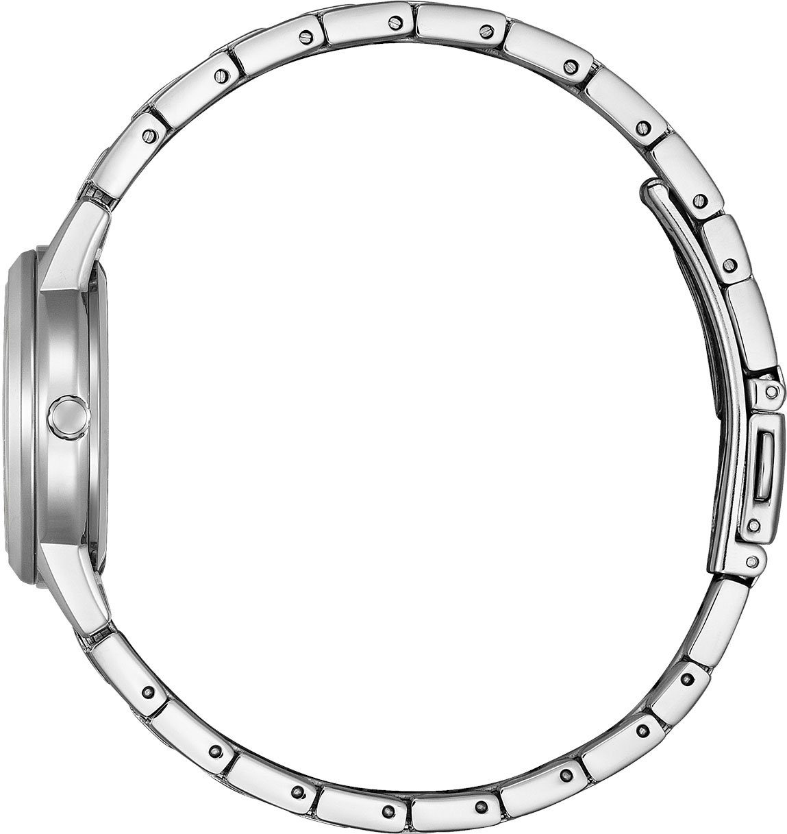 Citizen Solarhorloge FE1241-71L Polshorloge, dameshorloge, roestvrijstalen band, datum