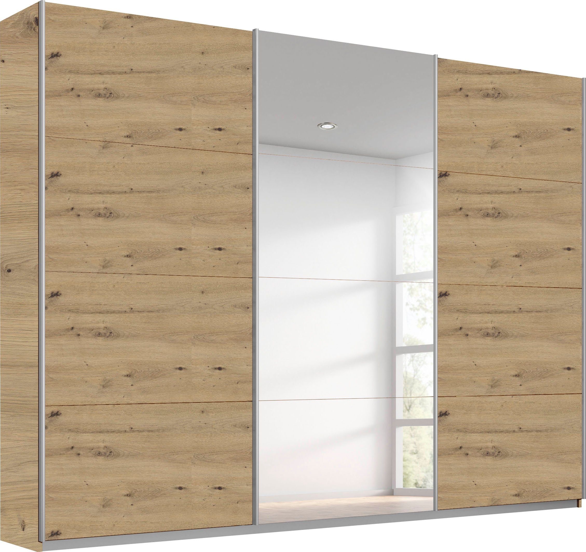 rauch Zweefdeurkast Kledingkast TOMA incl. rek inzet en extra legplanken made in germany