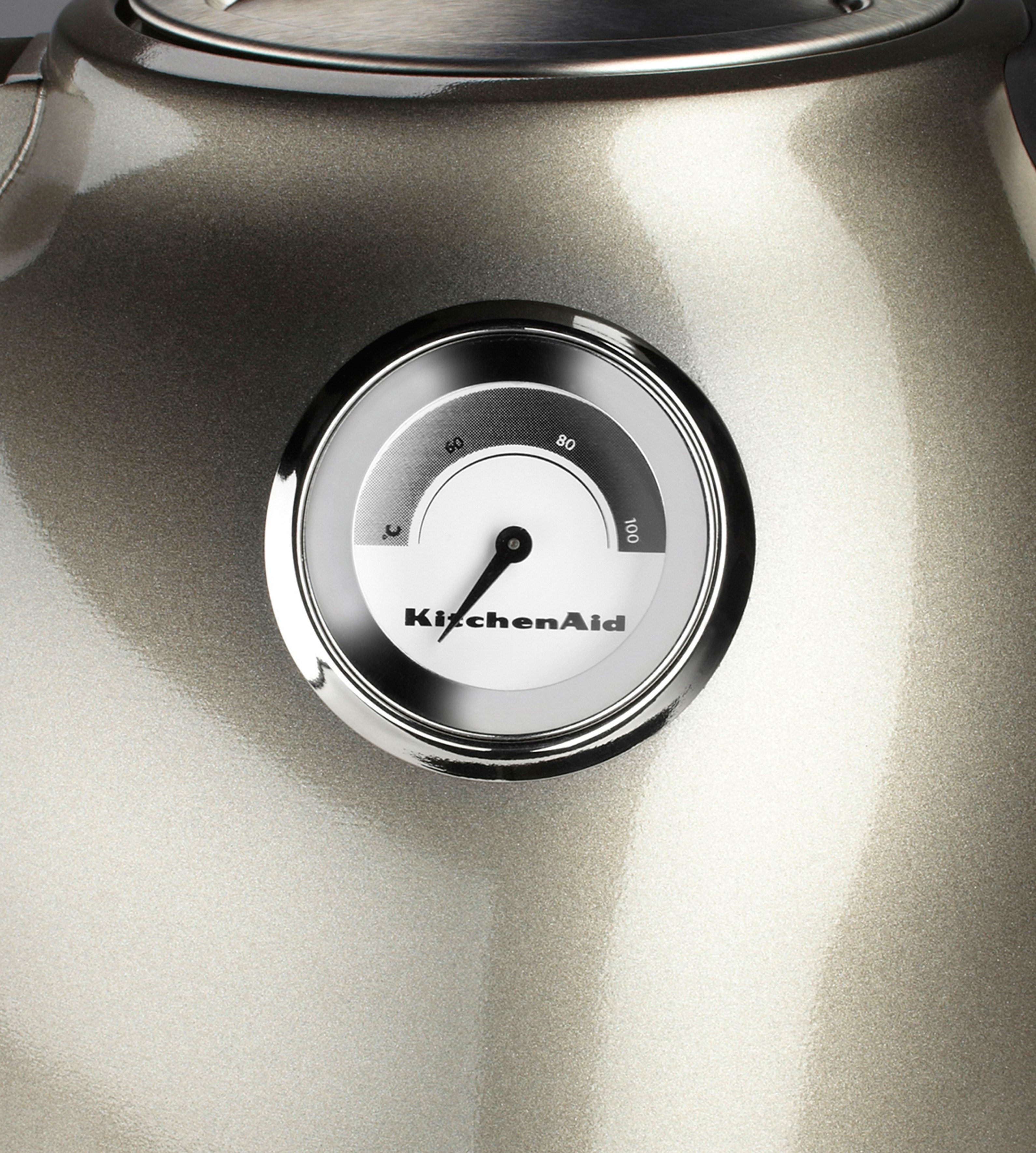 KitchenAid Waterkoker 5KEK1522EMS MEDALLION-ZILVER, 1,5 l