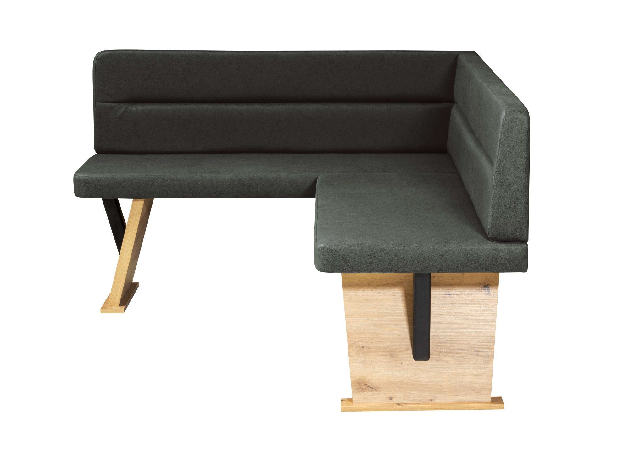 Home affaire Eethoek Laros zitgroep, hoekbank, stoelen, tafel perfect voor keuken, eetkamer, woonkamer, bestseller (set, 4-delig)