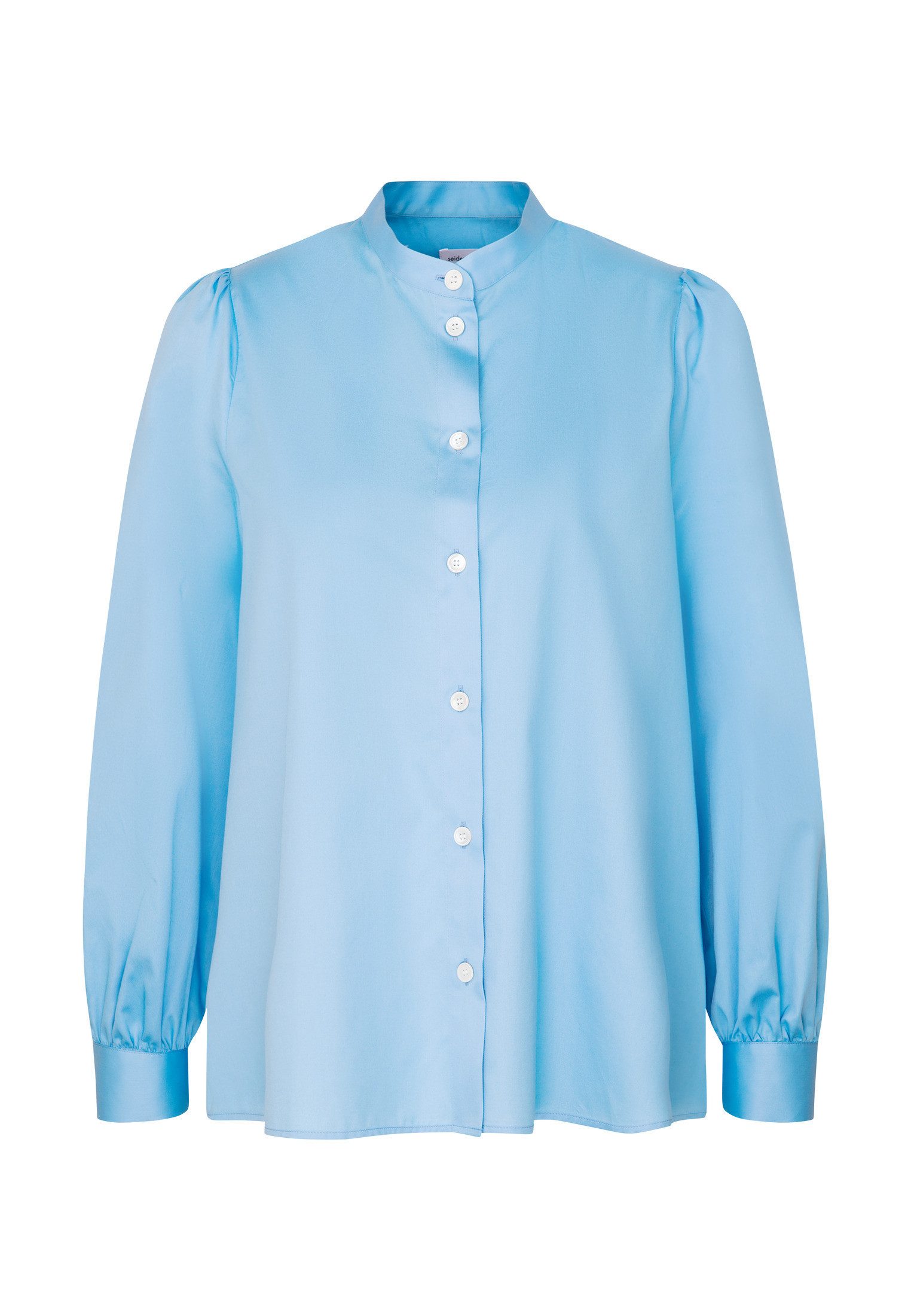 seidensticker Klassieke blouse Zwarte roos Lange mouwen kraag uni