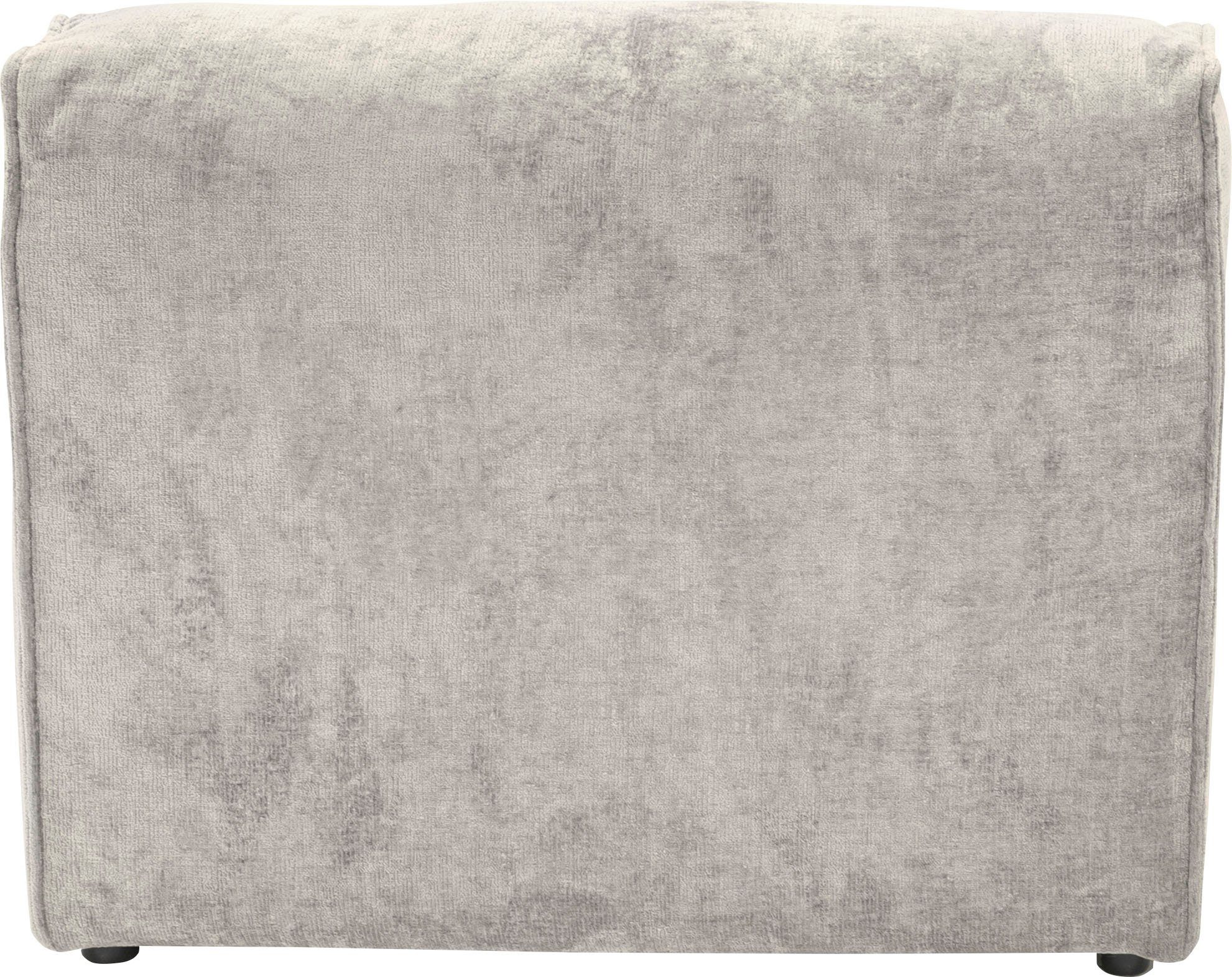 RAUM.ID Sofaelement Monolid kan worden gebruikt als module of afzonderlijk, bekleding in teddy-look (1 stuk)