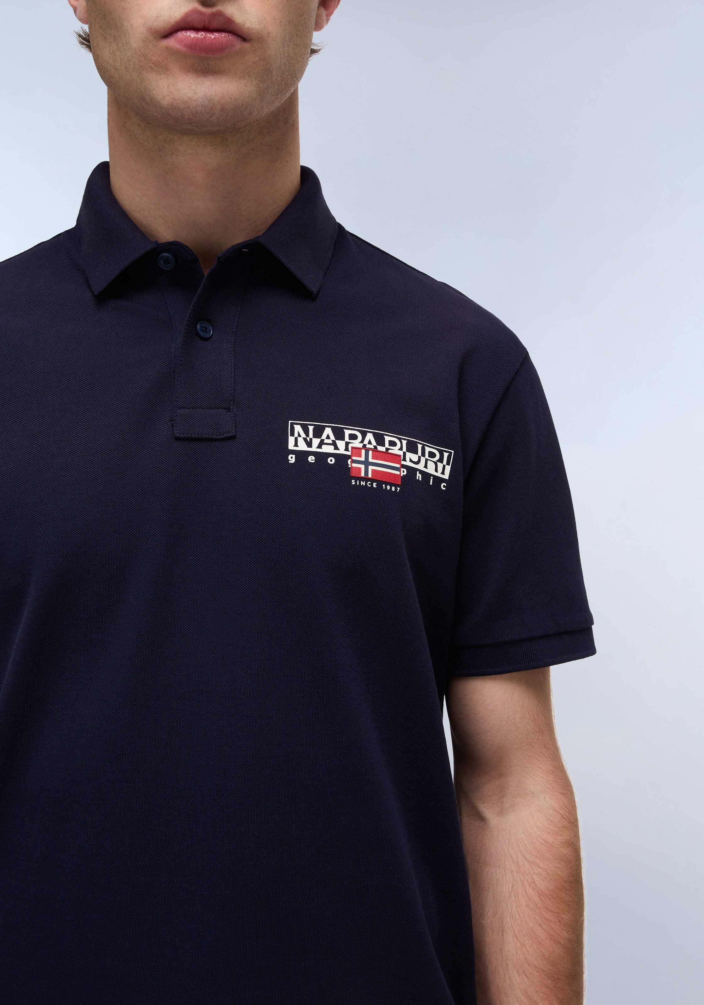 Napapijri Poloshirt E-AYLMER Met een ronde hals