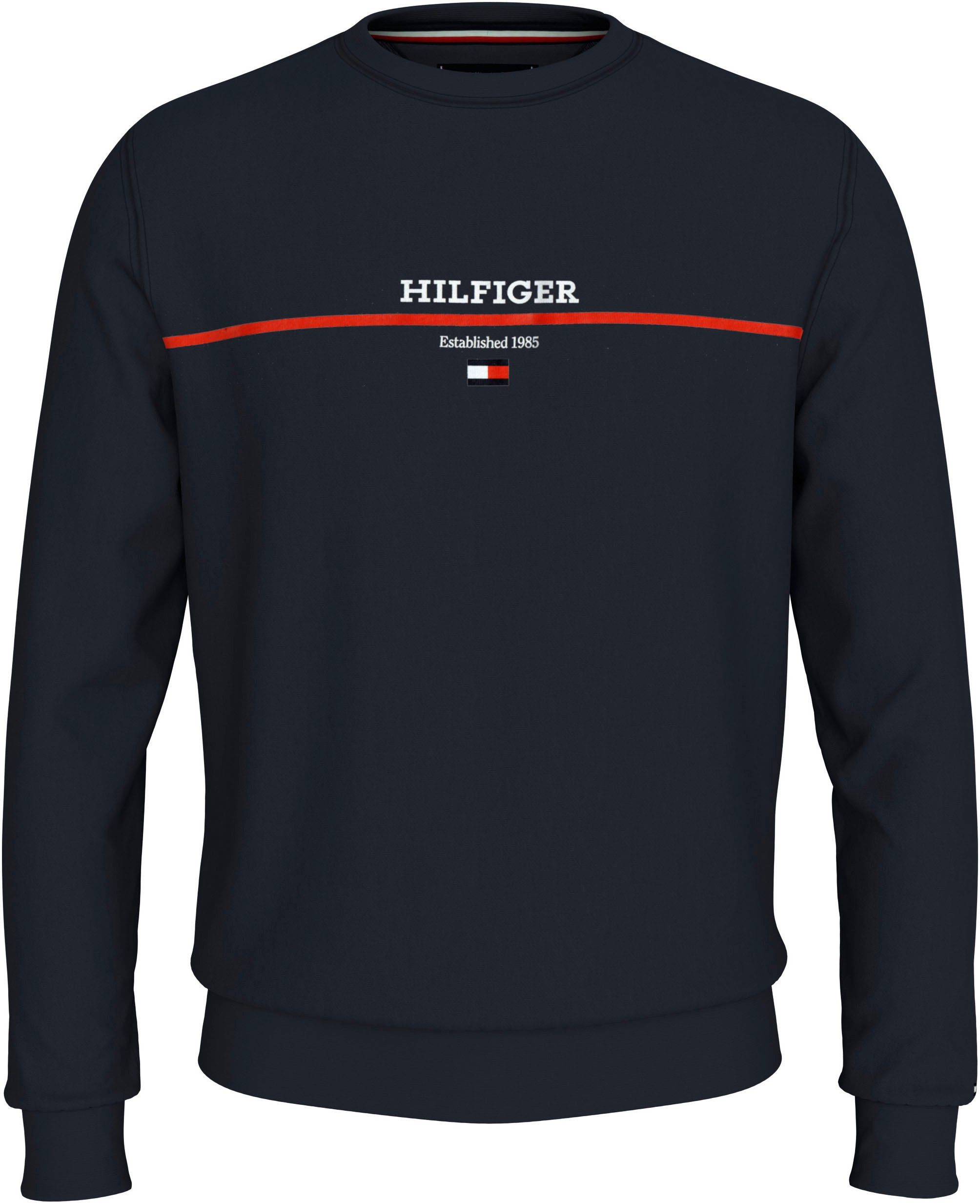 Tommy Hilfiger Sweatshirt HILFIGER STRIPE TERRY SWEATSHIRT