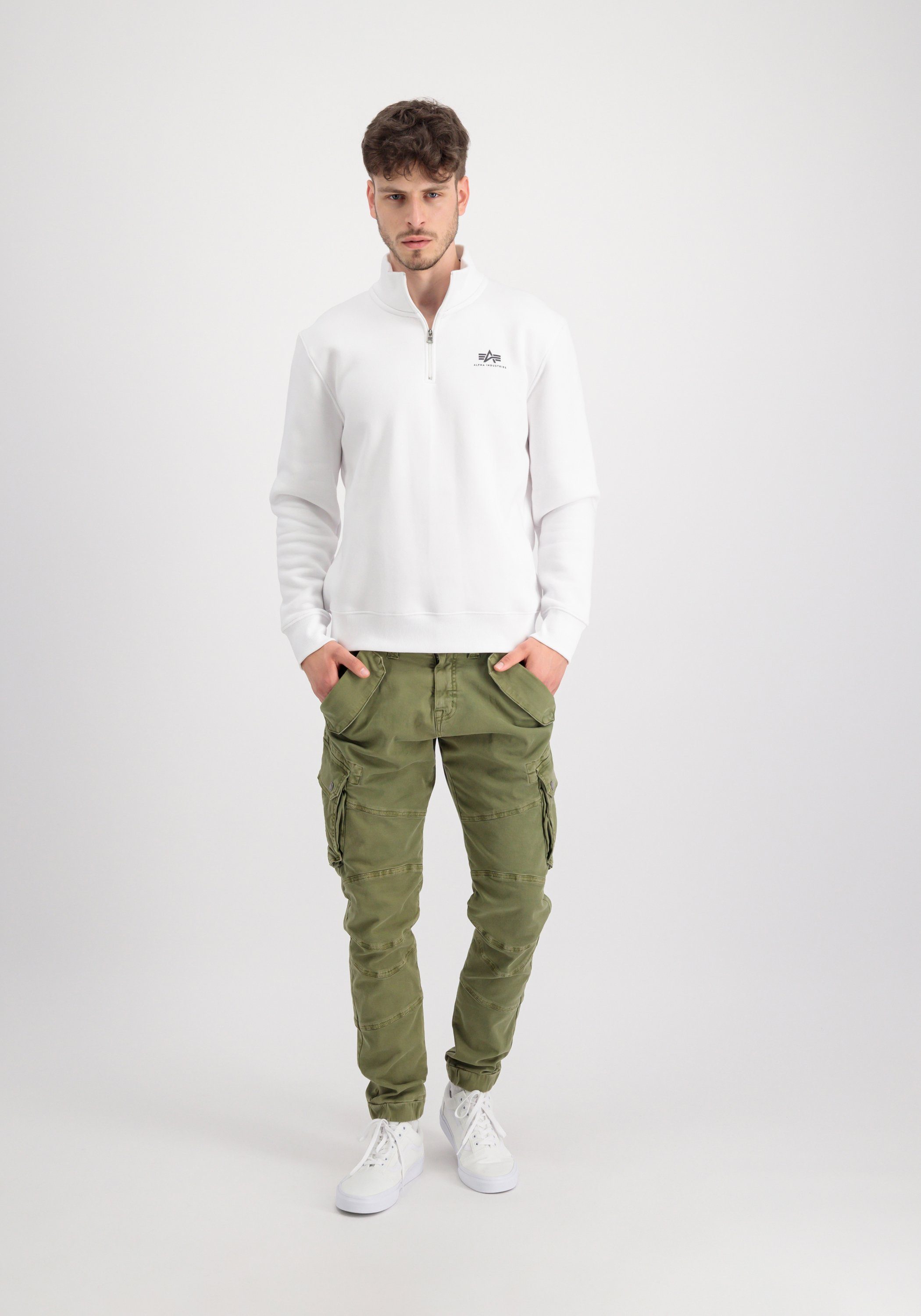 Alpha Industries Sweater Alpha Industries Men - Sweatshirts Half Zip Sweater SL