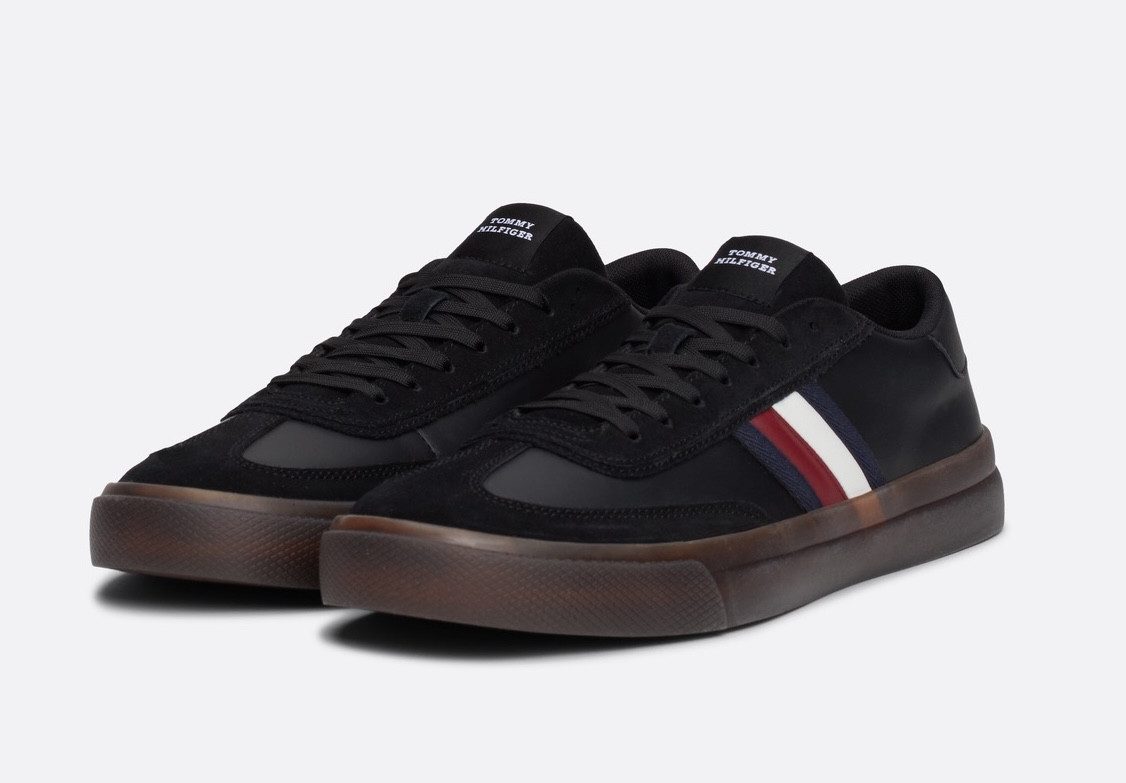 Tommy Hilfiger Sneakers TH CUPSET TERRACE , vrijetijdsschoen, lage schoen, veterschoen met zijstrepen