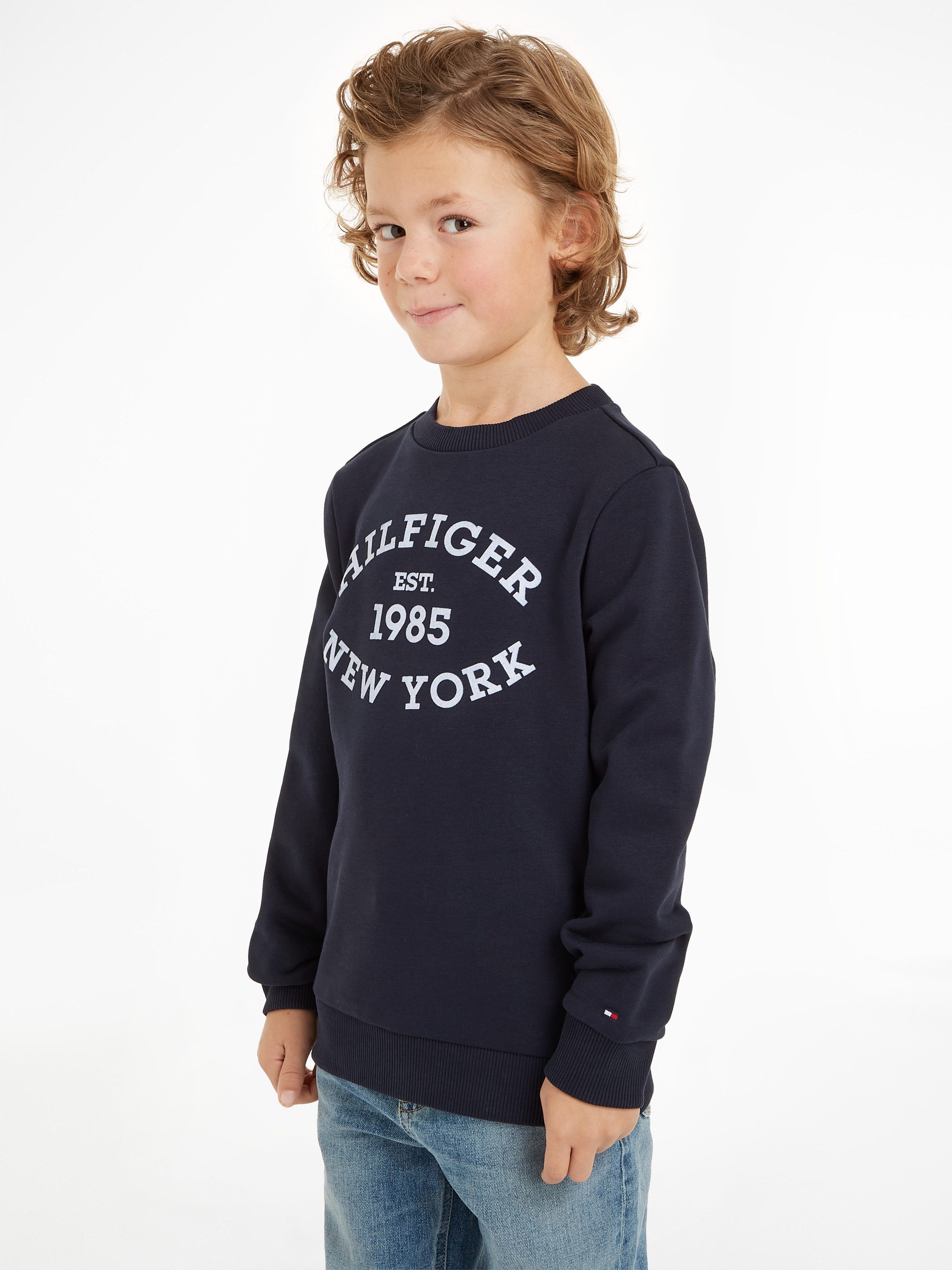 Tommy Hilfiger Sweatshirt MONOTYPE FLOCK REG SWEATSHIRT