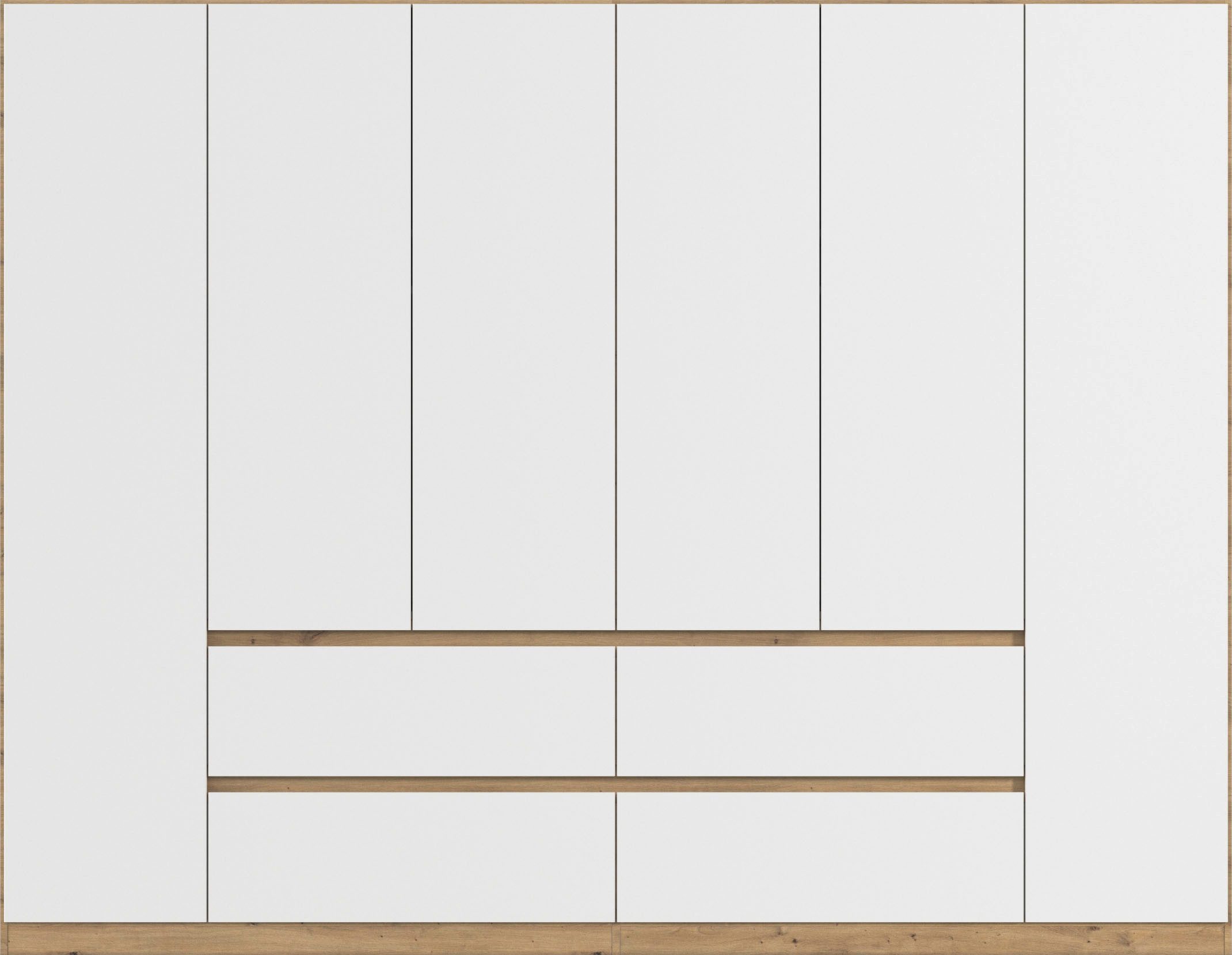 rauch Draaideurkast Kledingkast kast garderobe garderobekast MAINZ greeploze front, buitendeuren met push-to-open functie made in germany