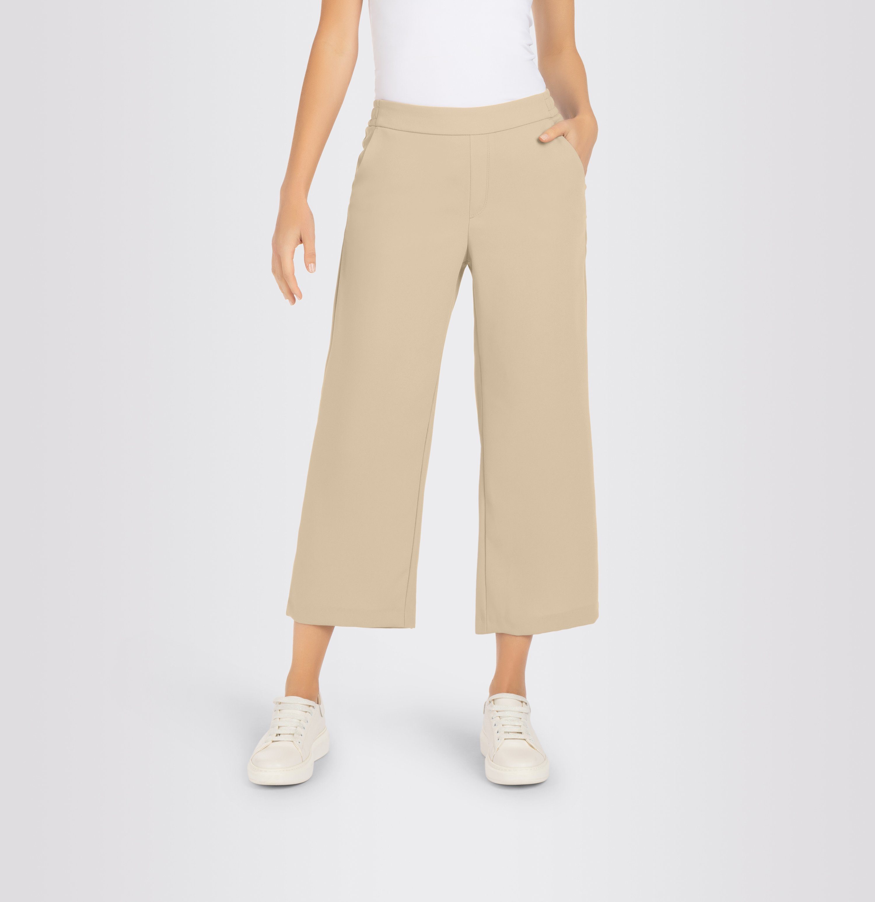 MAC Stoffen broek met verkorte pijpen model 'Chiara'