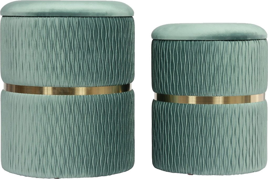 Kayoom Hocker Kruk Zora 425 2-delige set, praktische en verborgen opbergruimte (set, 2 stuks)
