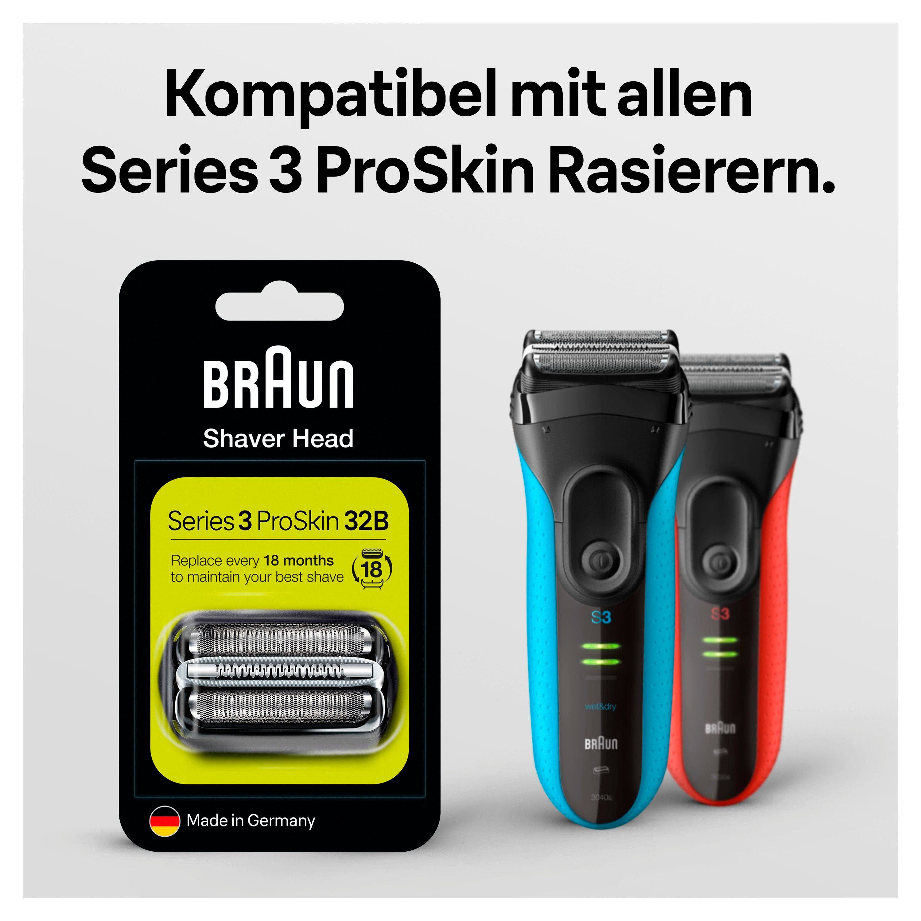 Braun Vervangende mesjes Series 3 32 compatibel met serie 3 scheermessen