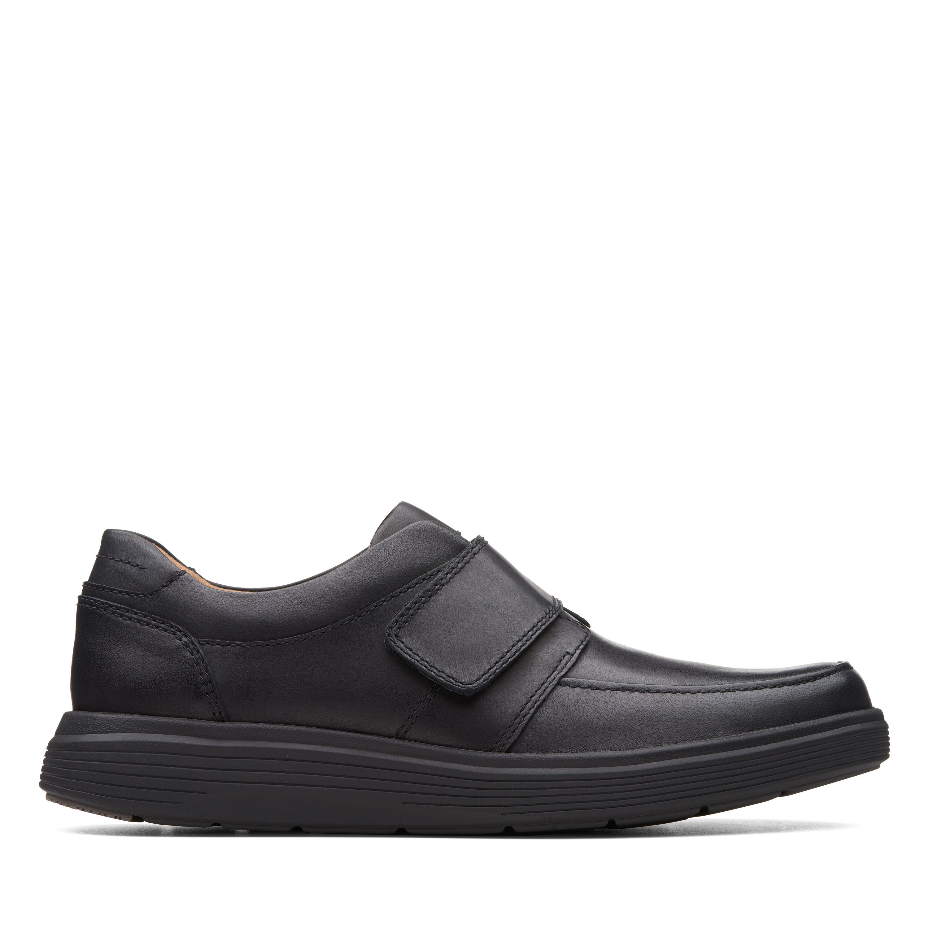 Clarks Klittenbandschoenen Un Abode Strap Comfortabele schoen, slipper, feestelijke schoen met uitneembaar voetbed