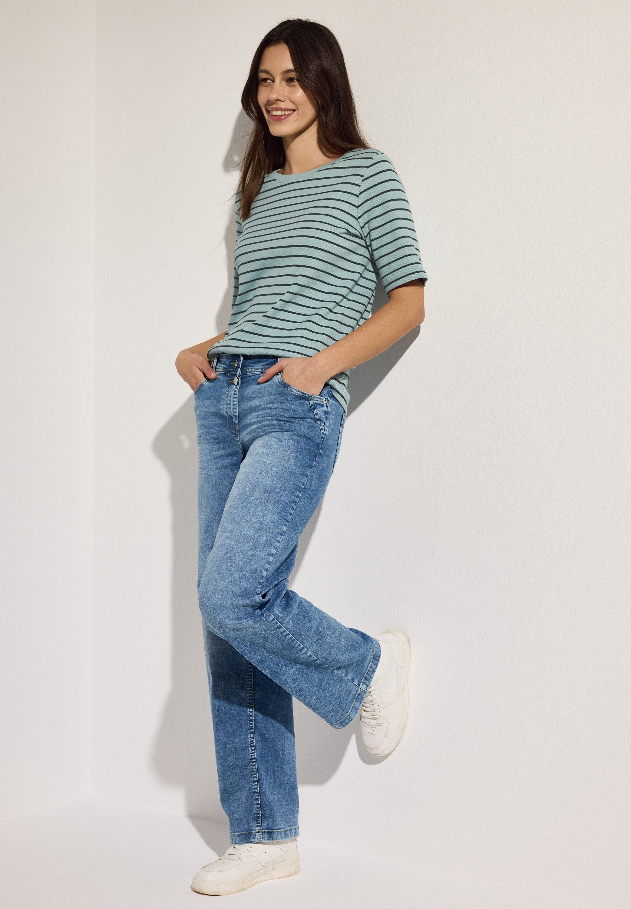 Cecil T-shirt met streepmotief