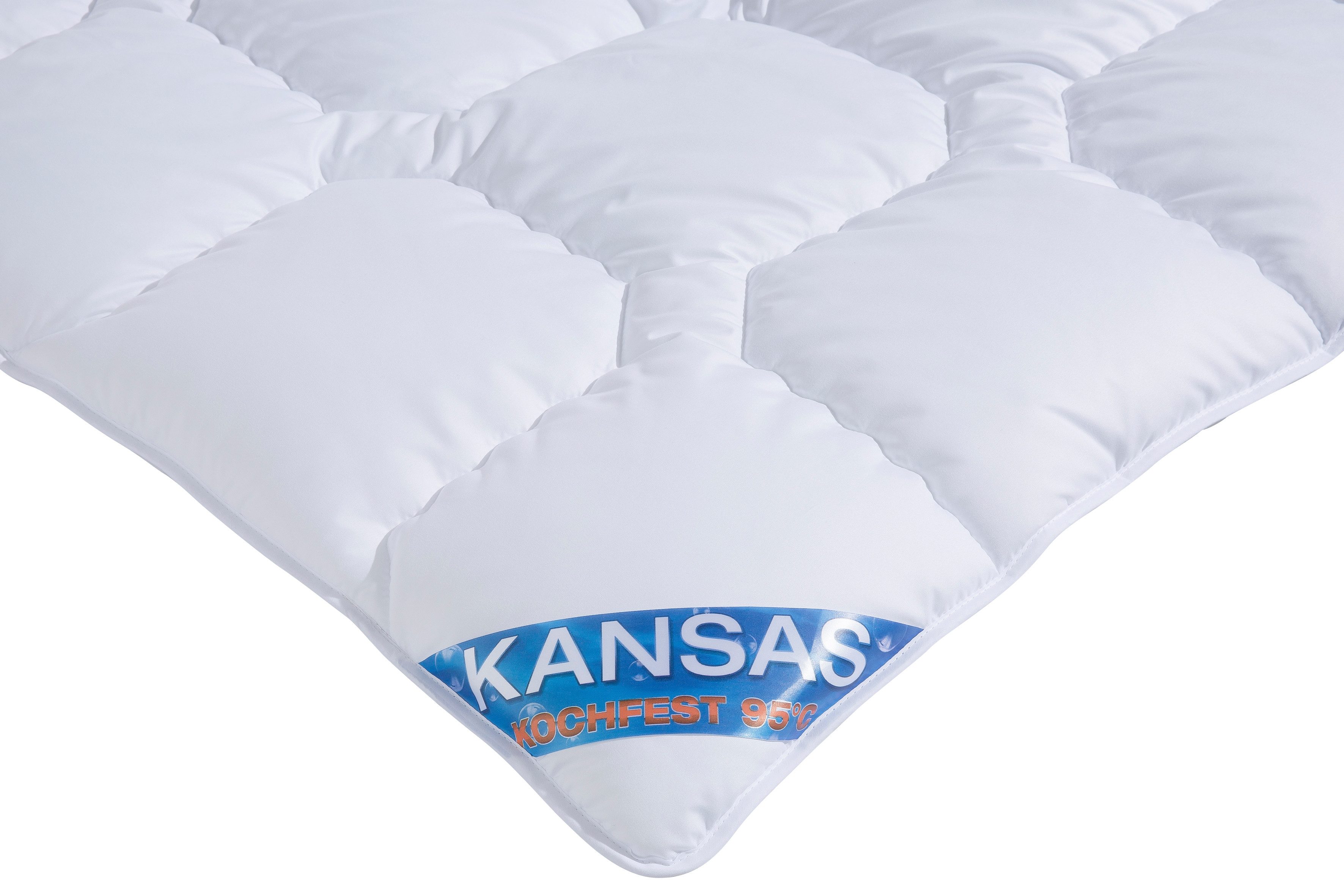 f.a.n. Frankenstolz Synthetisch dekbed + hoofdkussen Kansas, 2-delig set met kussens 80x80 cm Dekbed 135x200 cm, 155x220 cm voor zomer of winter (voordeelset)