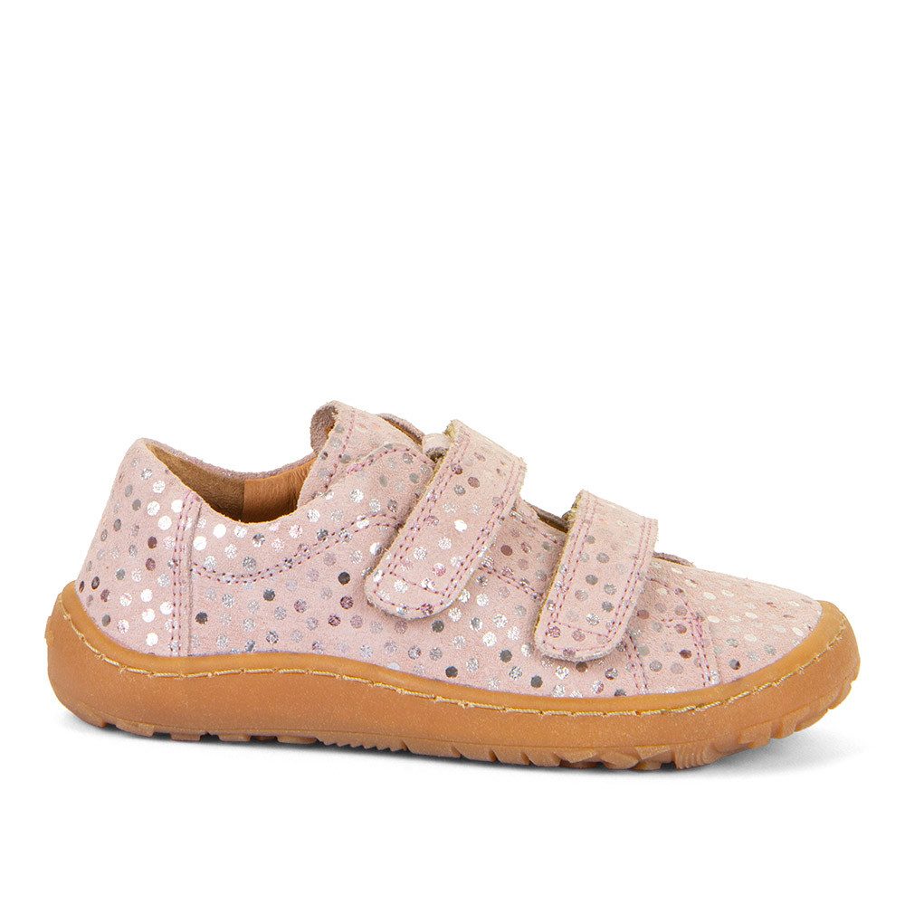 froddo® Klittenbandschoenen BAREFOOT BASE , bevestigings schoen, blote voeten schoen versierd met metallic stippen