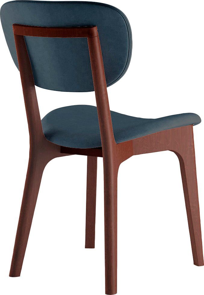 INOSIGN Stoel COZY Made in Italy Frame in beuken, kersen- of notenhout, massief hout, designstoel (set, 2 stuks)