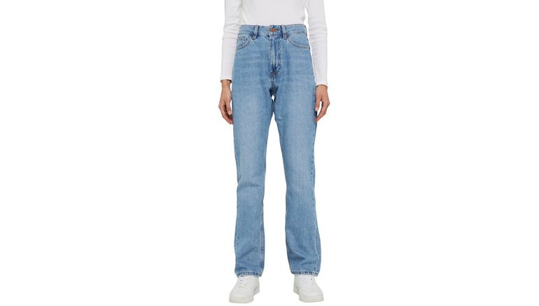 Esprit High-waist jeans in klassieke five-pocketsstijl