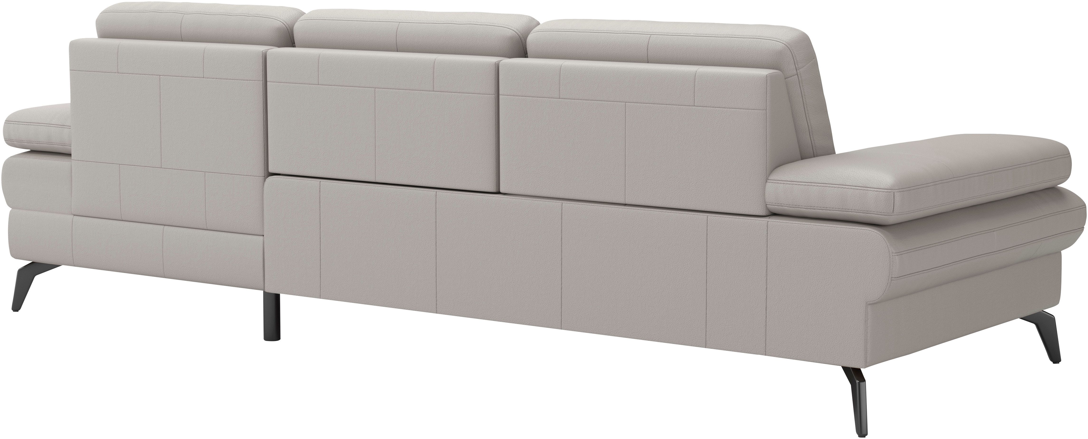 sit&more Hoekbank Morris L-vorm, incl. zitdiepteverstelling keuze uit armleuningverstelling, bedfunctie & bedlade