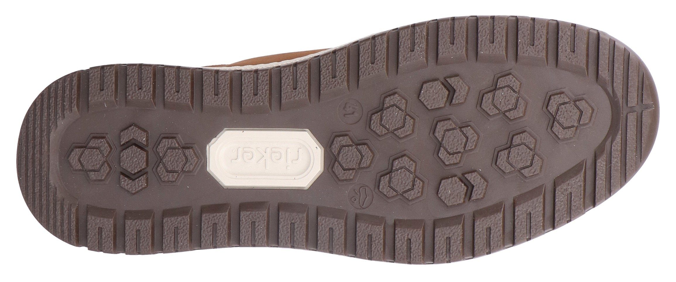 Rieker Hoge veterschoenen met zacht verdikte rand