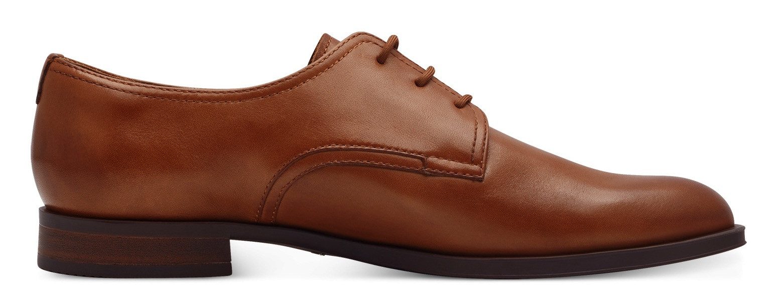 Tamaris Veterschoenen , blokhak, lage schoen, zakelijke schoen met sierstiksels
