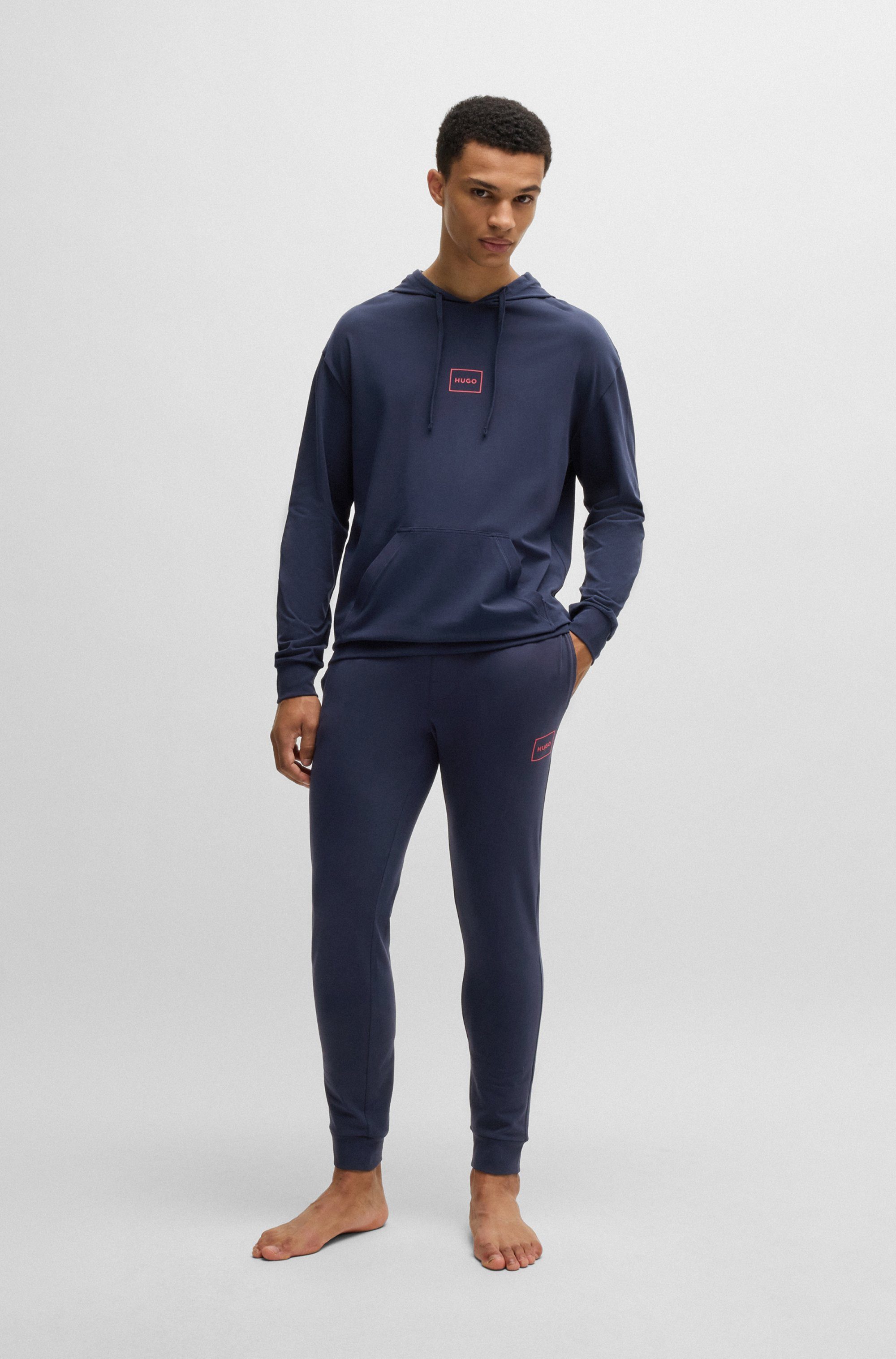 HUGO underwear Hoodie met merklabel
