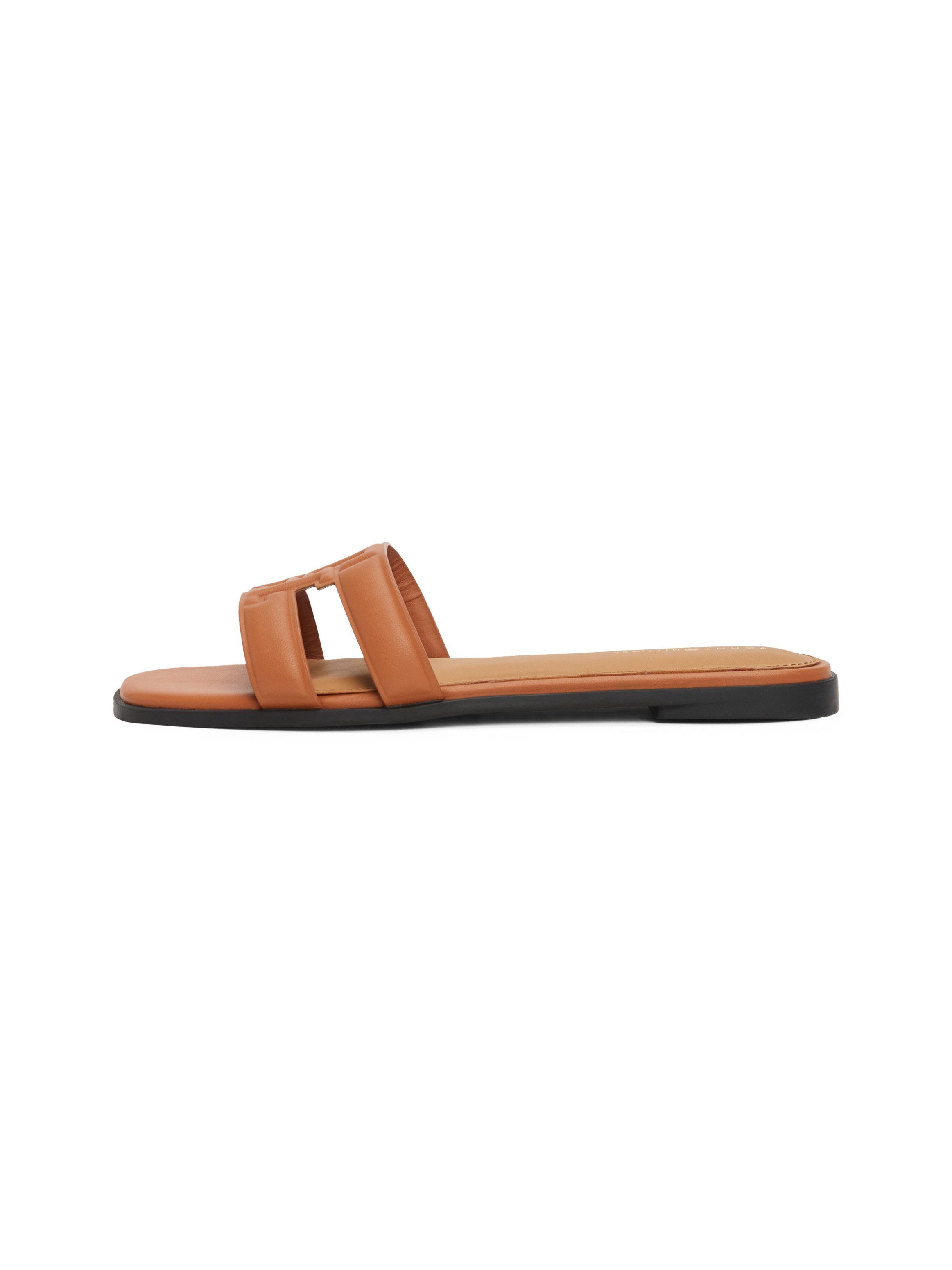 Tommy Hilfiger Slippers TH LOGO STRAP MULE , comfortabele schoen, zomerschoen, flats met th-logo
