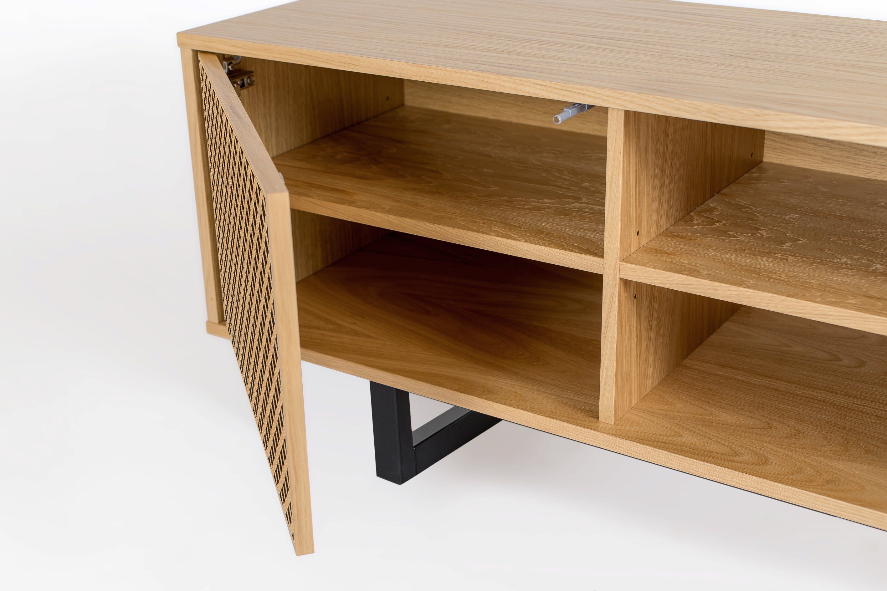 andas Tv-meubel Commode met bijzondere print, push-to-open functie