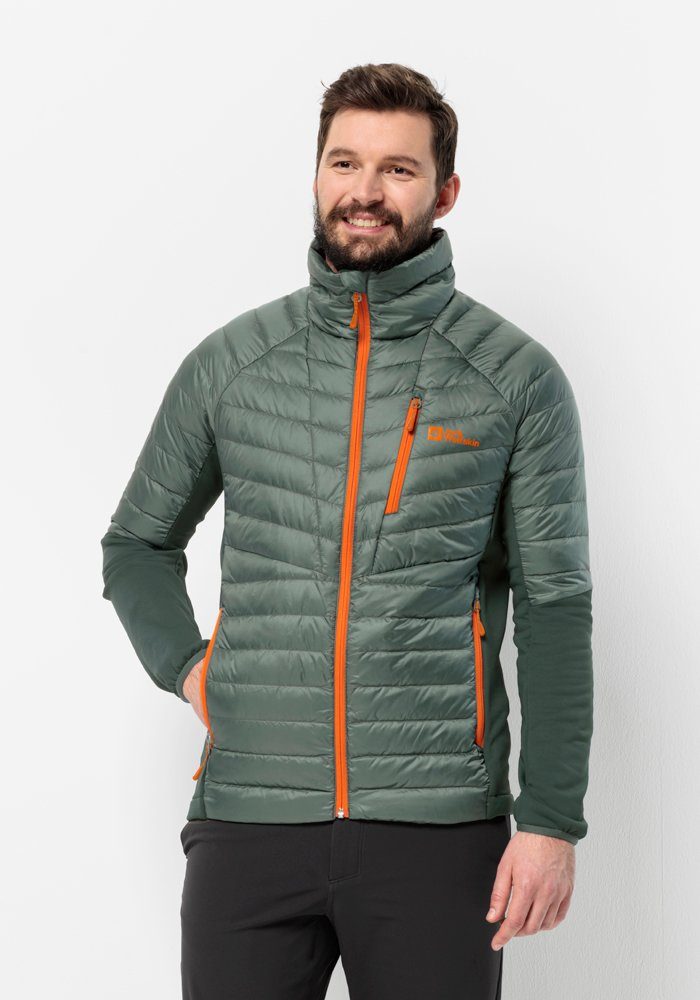 Jack Wolfskin Hybride jas NEBELHORN DOWN HYBRID M heren jassen maat S (48) groen