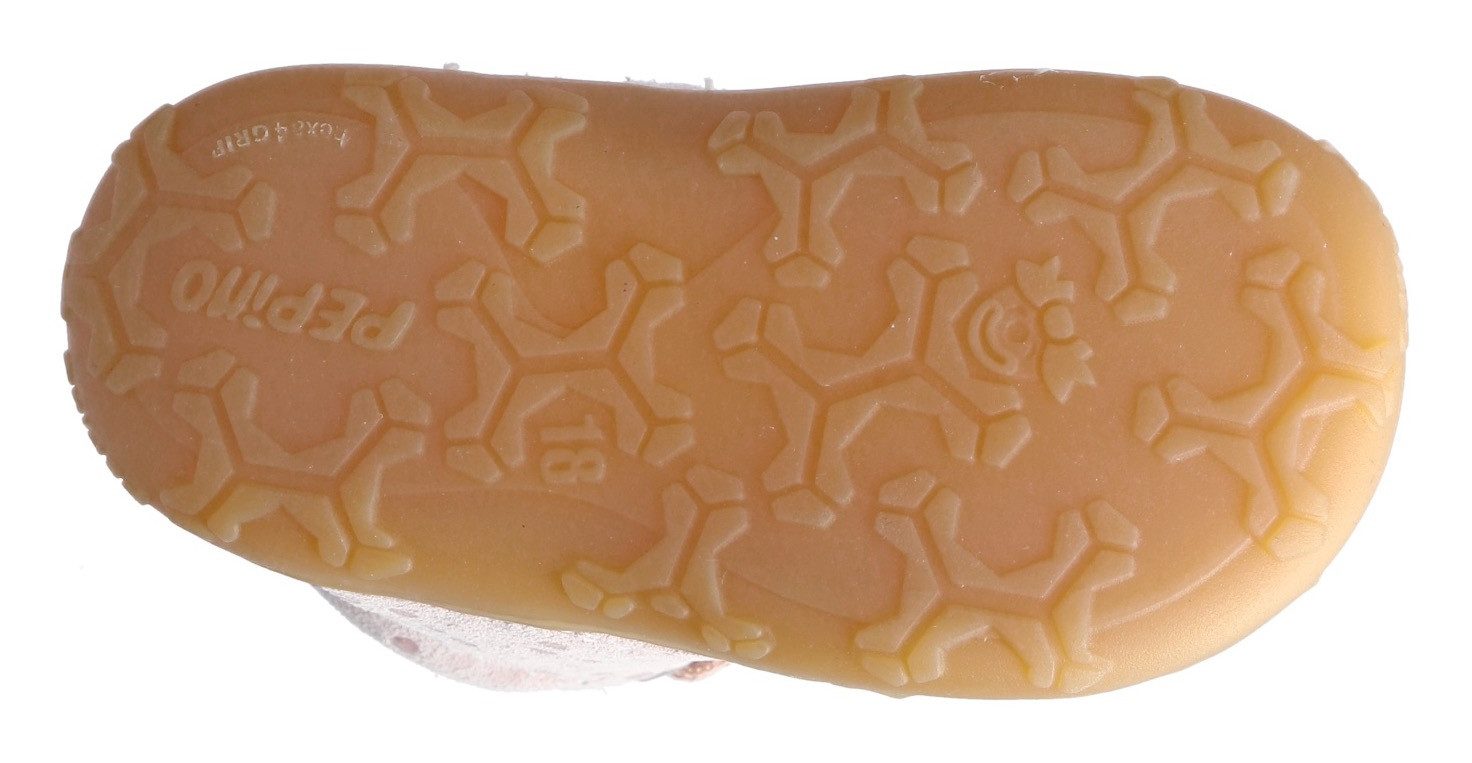 PEPINO by RICOSTA Babyschoentjes DOTS WMS: Mittel , veterschoenen met wms-systeem, leer, print, maat sjabloon om te downloaden