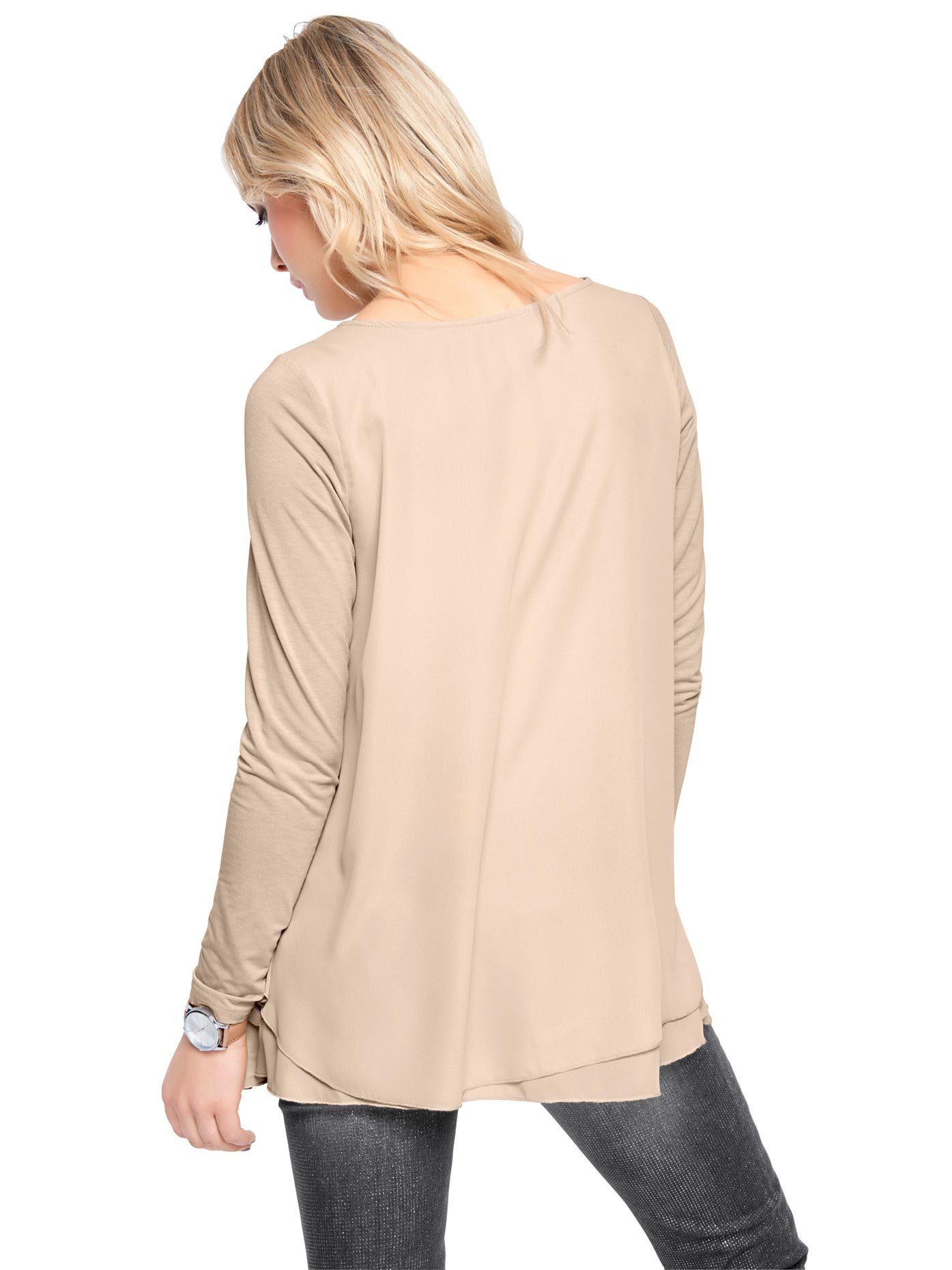 heine Shirt met ronde hals (1-delig)