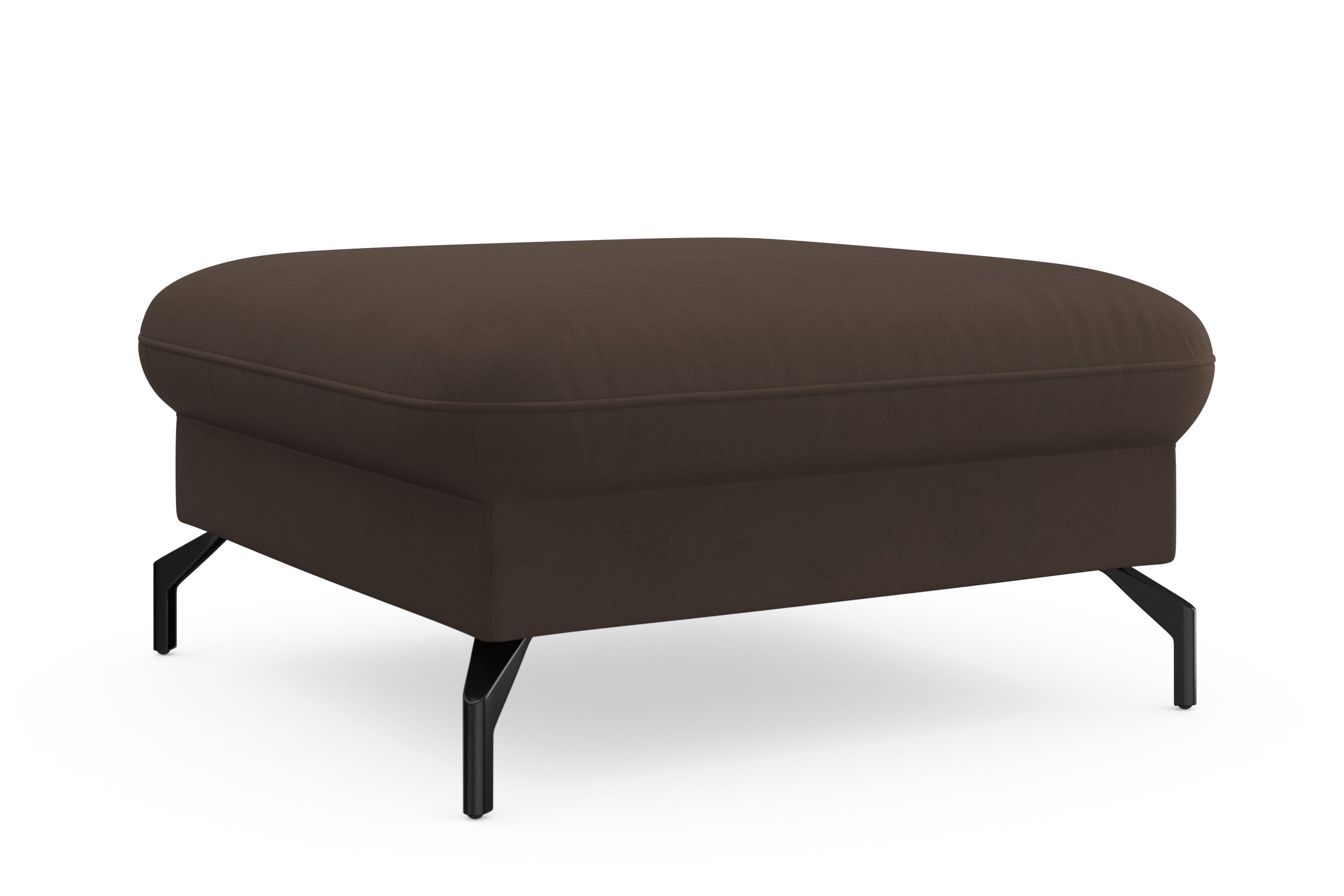 sit&more Hocker Fashion met binnenvering, met hoogwaardige, zwarte metalen poten