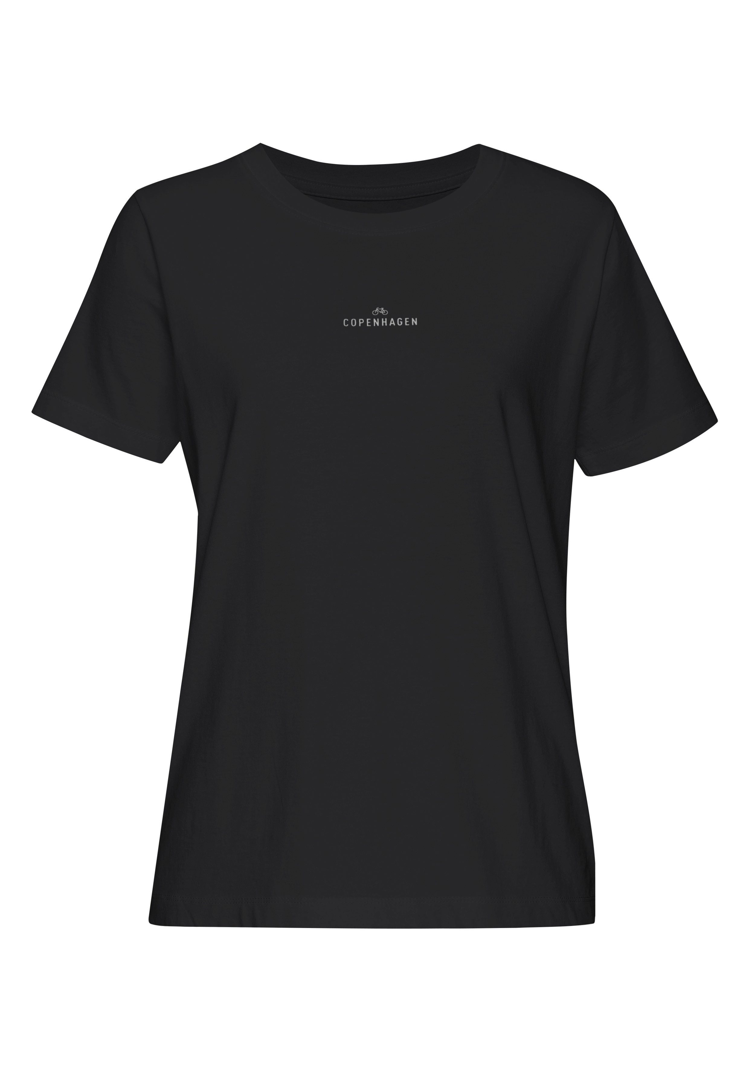 Copenhagen Studios T-shirt Met subtiele logoprint vooraan van zachte jersey kwaliteit met biologische katoen